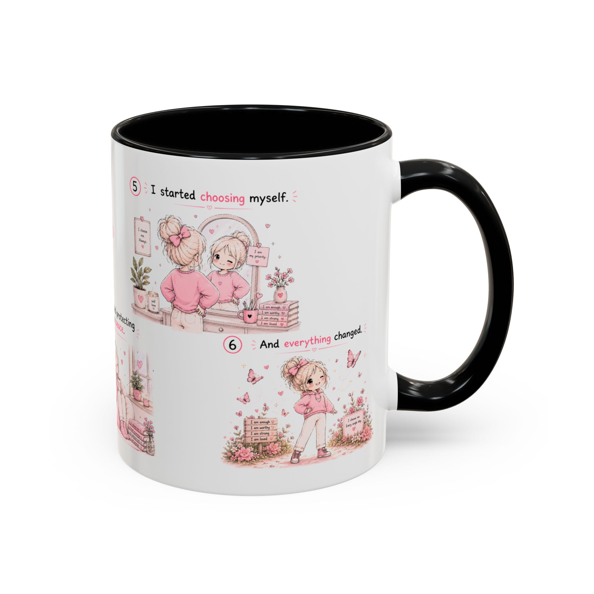 I Chose Myself Mug Self Love Healing Journey Gift for Women