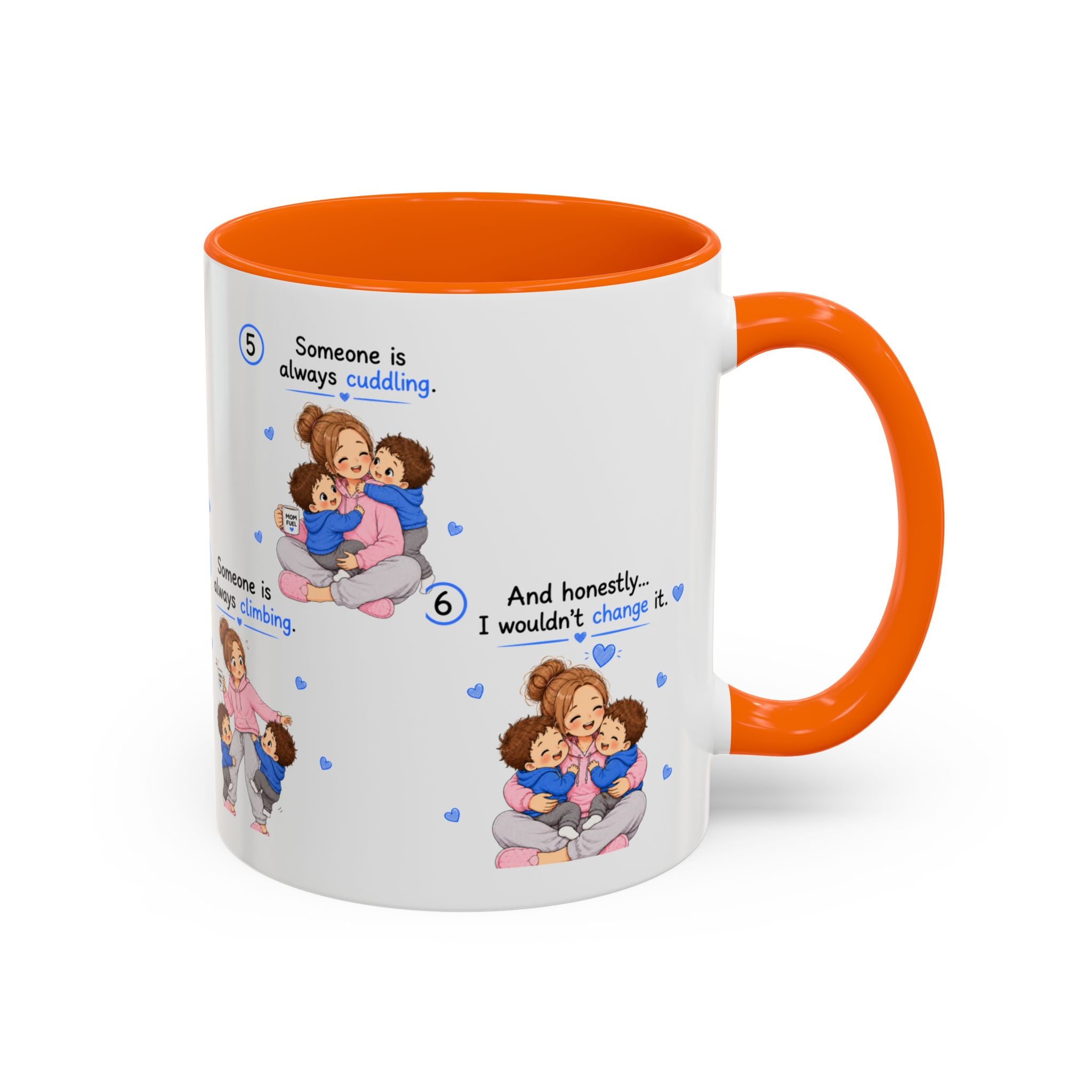 Twin Mom Coffee Mug Someone Is Always Cuddling Gift for Moms of Twins