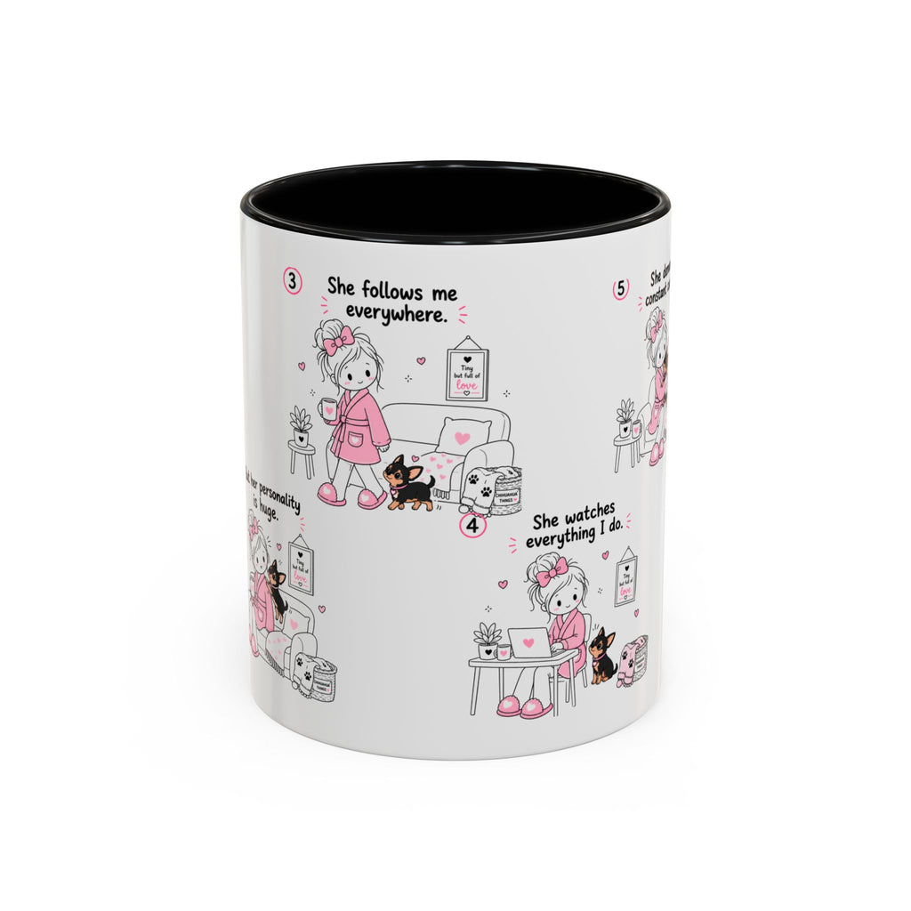 Chihuahua Mom Mug Tiny Dog Big Love Coffee Cup Cute Chihuahua Gift