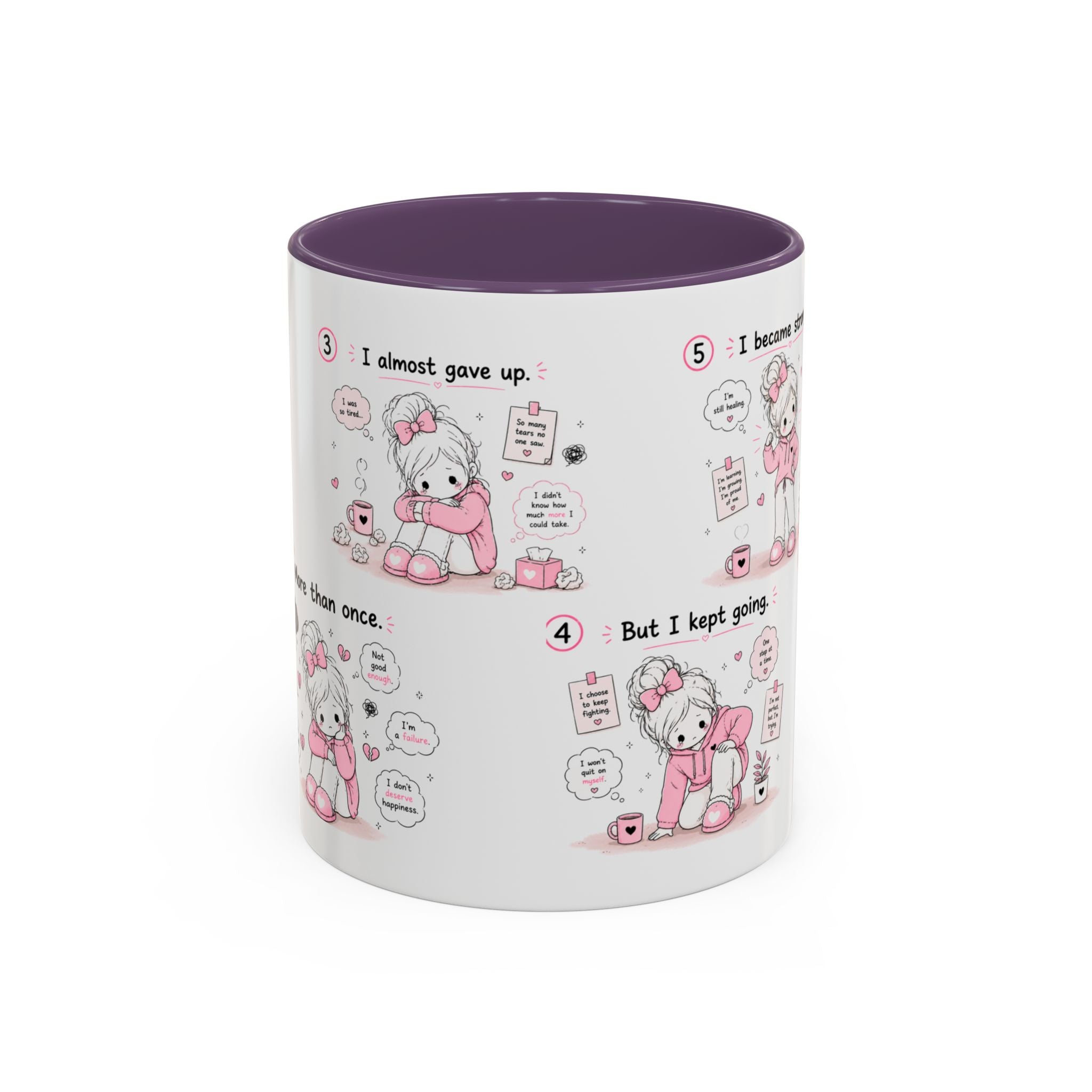 She Rose Anyway Mug Self Love Healing Journey Coffee Cup Gift for Women