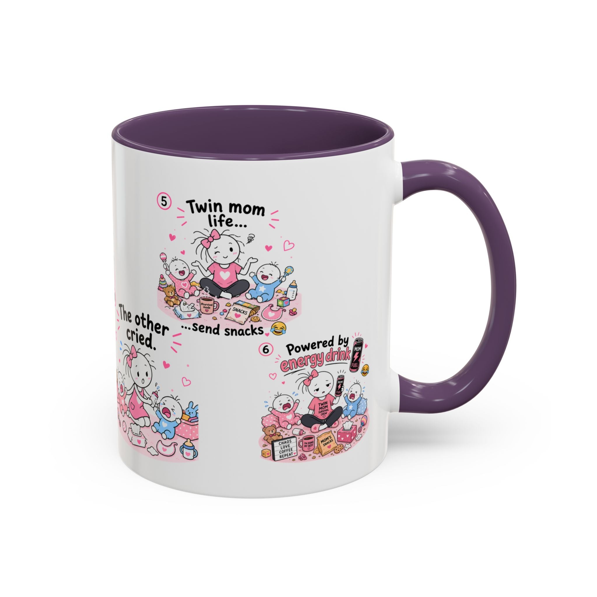 Twin Mom Life Mug Funny Twin Mom Gift Twin Mom Coffee Cup Mother of Twins Mug