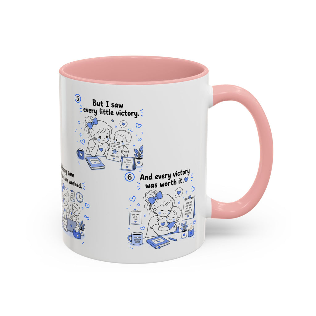Autism Mom Coffee Mug Every Little Victory Matters