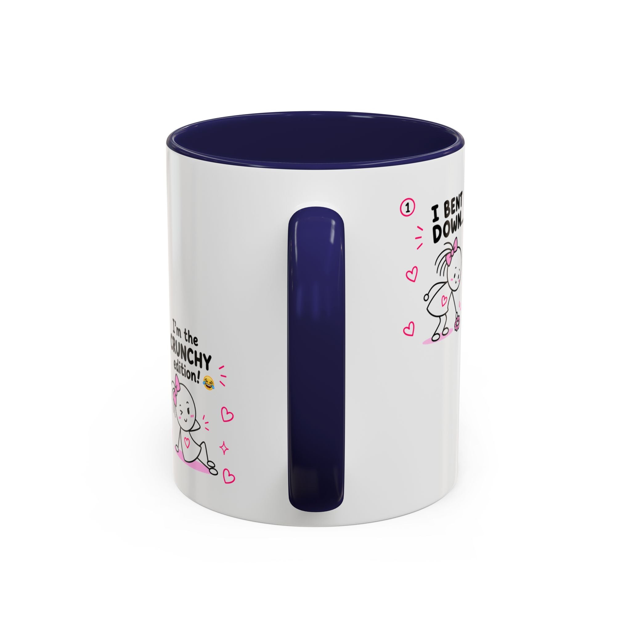 Crunchy Edition Cute Spine Puns Mug | Accent Coffee Mug