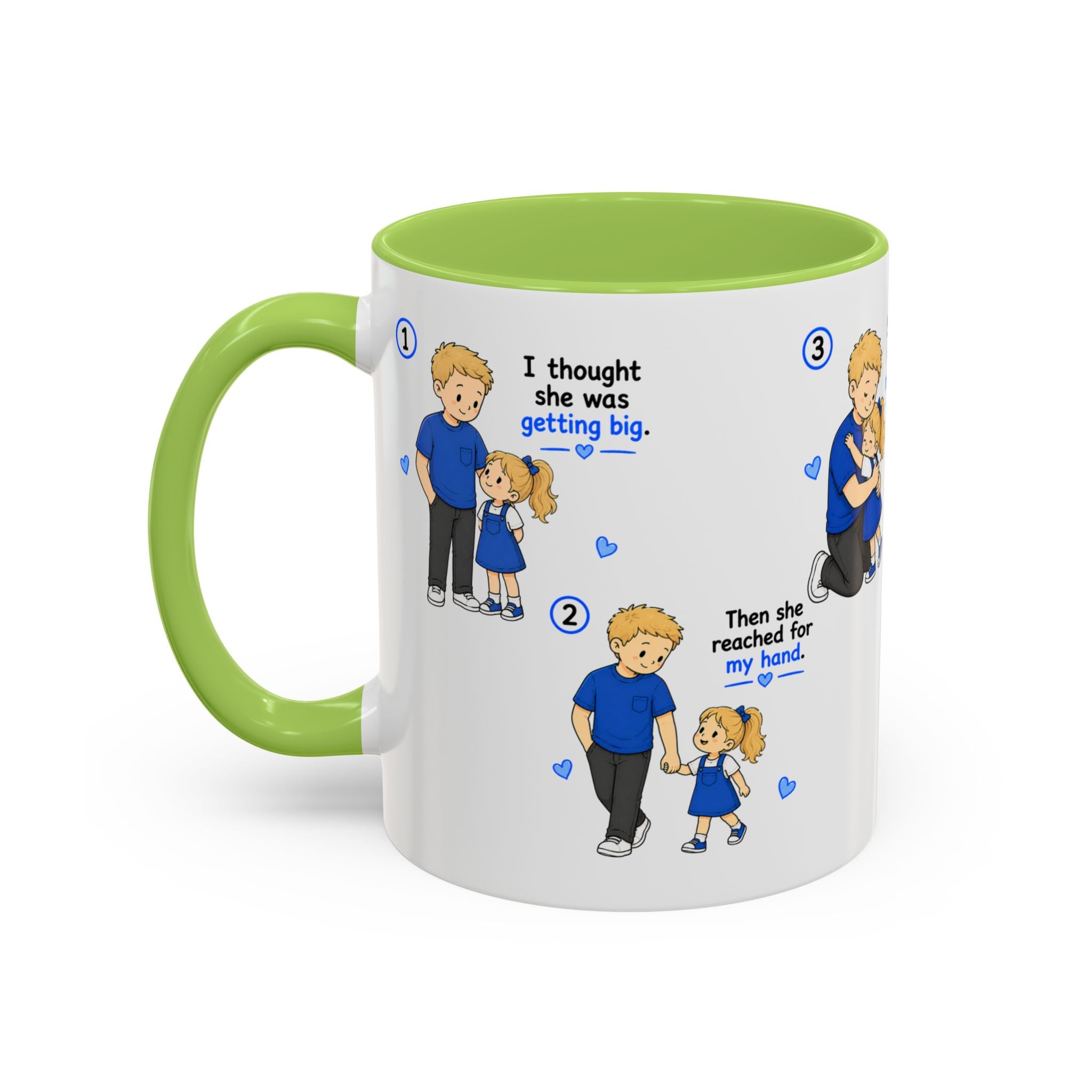 She Will Always Be My Little Girl Mug Girl Dad Gift Father Daughter Coffee Mug Dad Daughter Comic Story Mug Fathers Day Gift