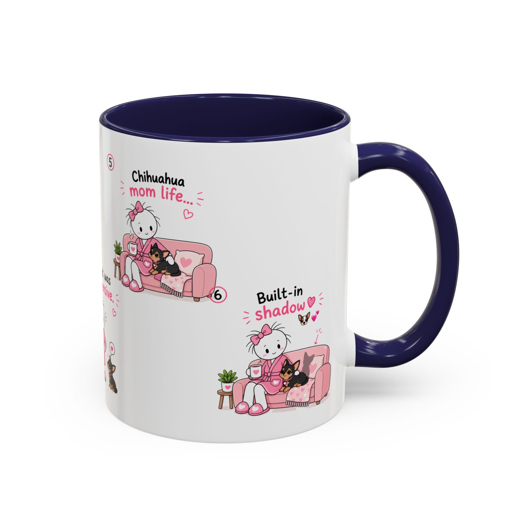 Chihuahua Mom Life Mug Funny Chihuahua Mom Gift Dog Mom Coffee Cup Chihuahua Lover Mug