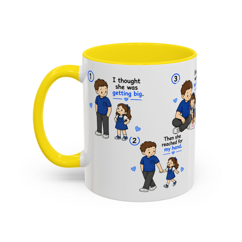She Will Always Be My Little Girl Mug Dad Daughter Gift Girl Dad Coffee Mug Father Daughter Comic Mug Fathers Day Gift