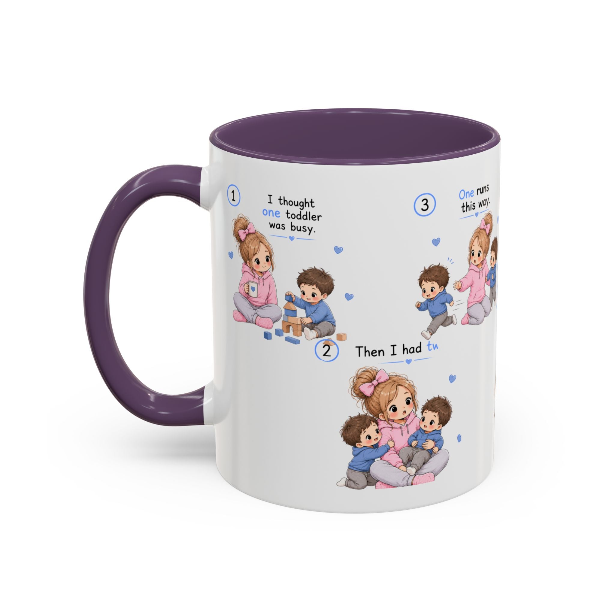 Twin Mom Mug Double the Chaos Double the Love Coffee Cup