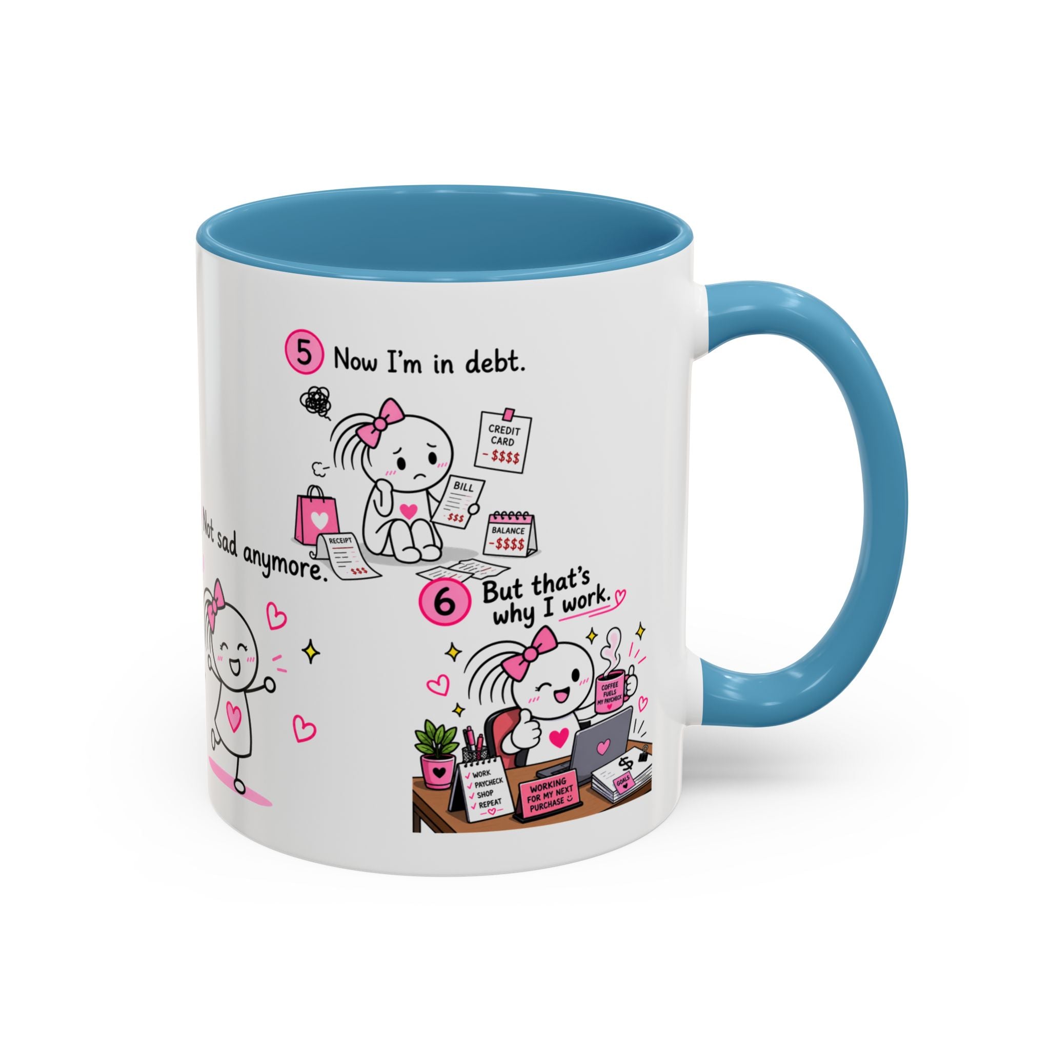 Retail Therapy Mug Funny Shopping Mug Online Shopping Gift Self Care Coffee Cup