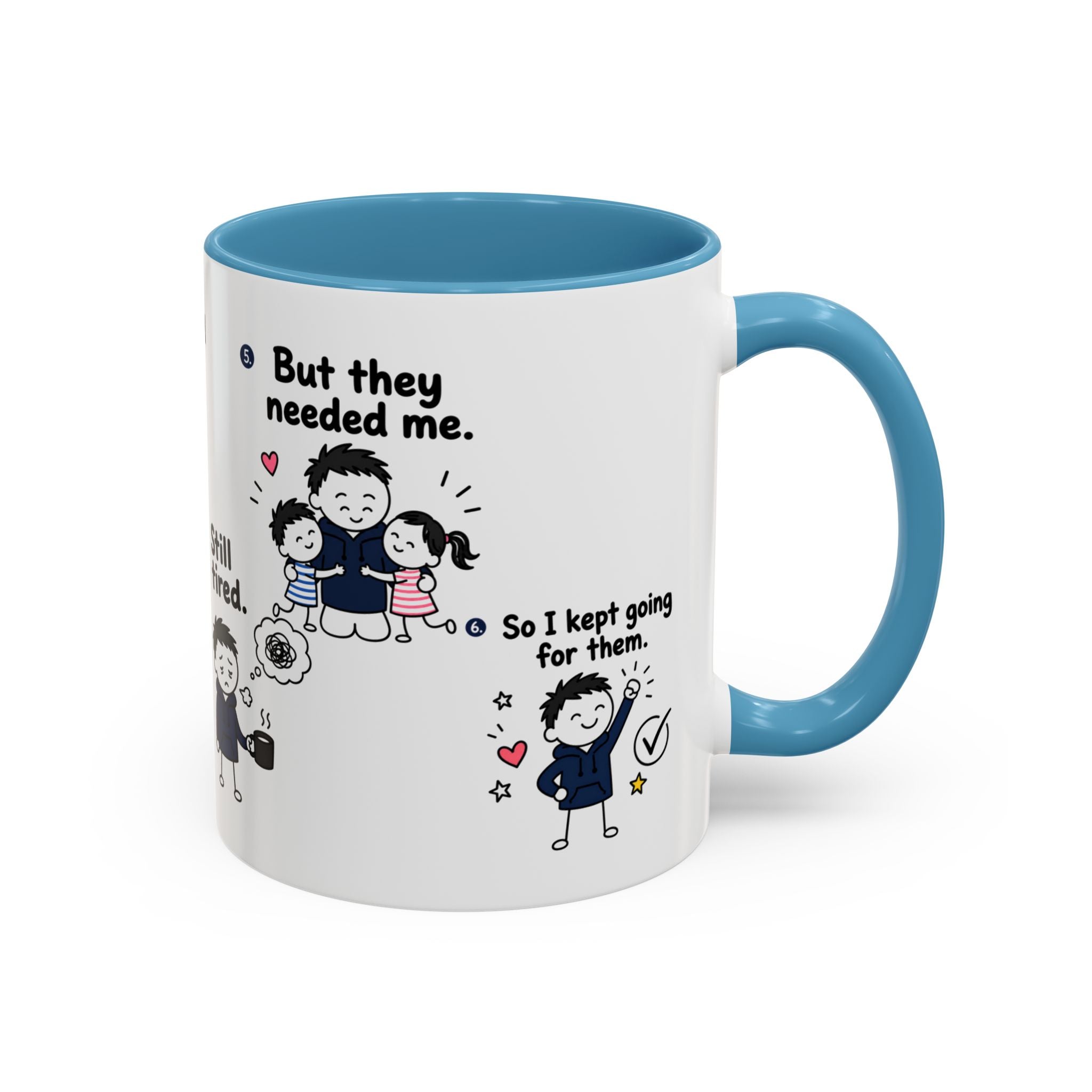 Still Tired Dad Mug, Dad Duties Called Coffee Mug, Funny Fatherhood Gift, Dad Life Mug, Gift for Dad, New Dad Present