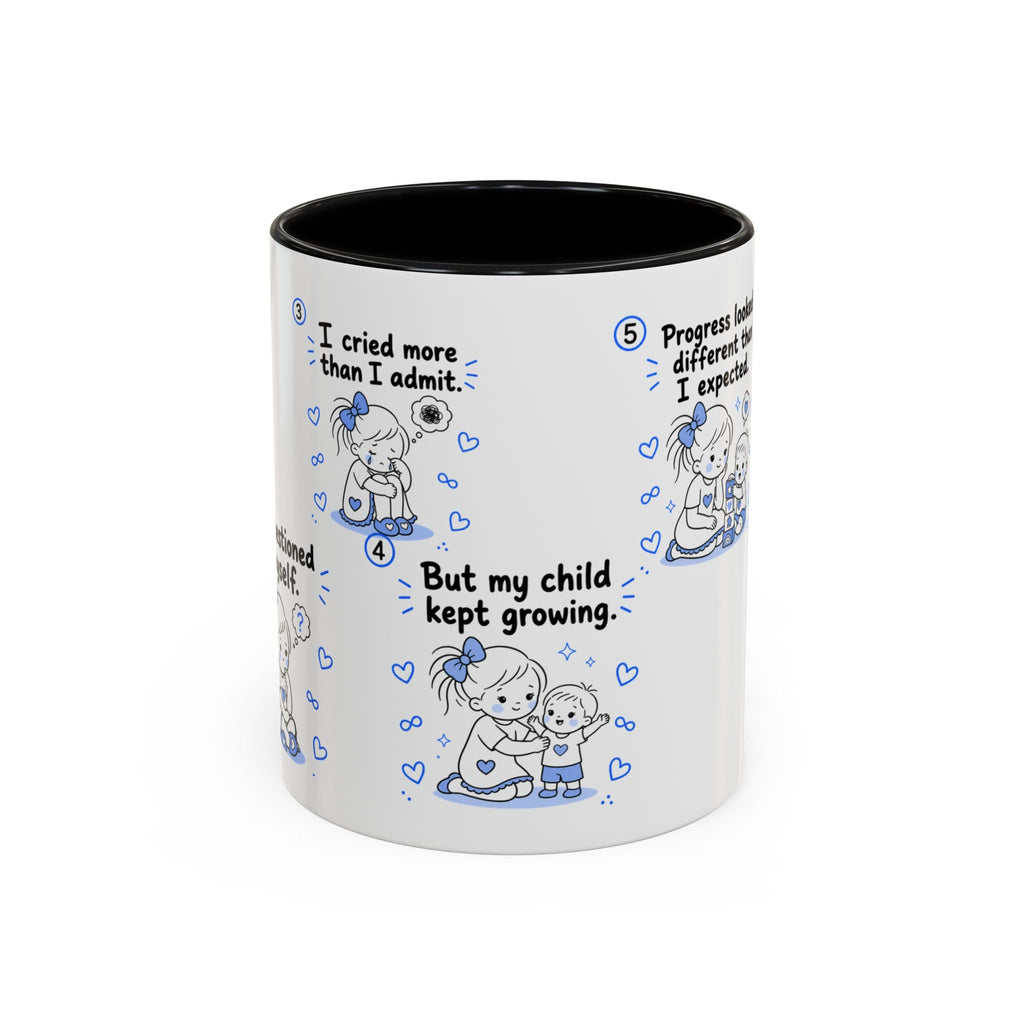 Autism Mom Mug  One Day at a Time  Inspirational Coffee Cup for Special Needs Moms