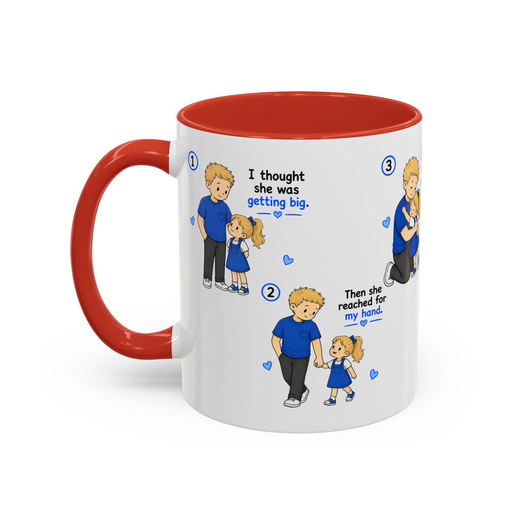 She Will Always Be My Little Girl Mug Girl Dad Gift Father Daughter Coffee Mug Dad Daughter Comic Story Mug Fathers Day Gift