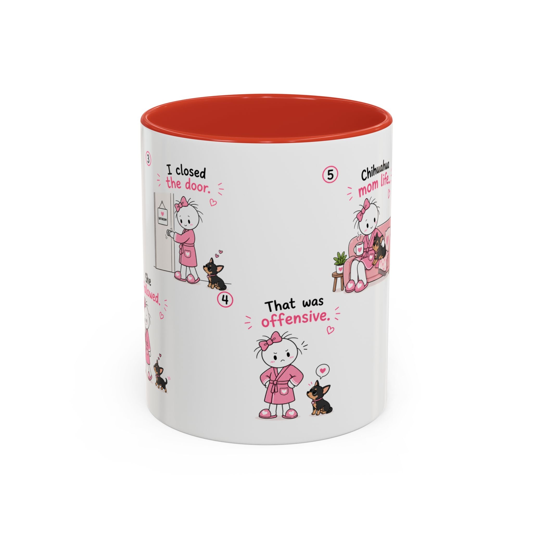 Chihuahua Mom Life Mug Funny Chihuahua Mom Gift Dog Mom Coffee Cup Chihuahua Lover Mug