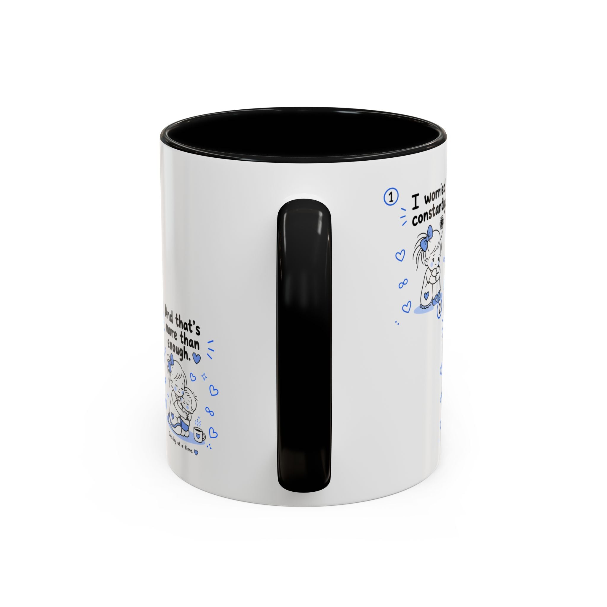 Autism Mom Mug  One Day at a Time  Inspirational Coffee Cup for Special Needs Moms