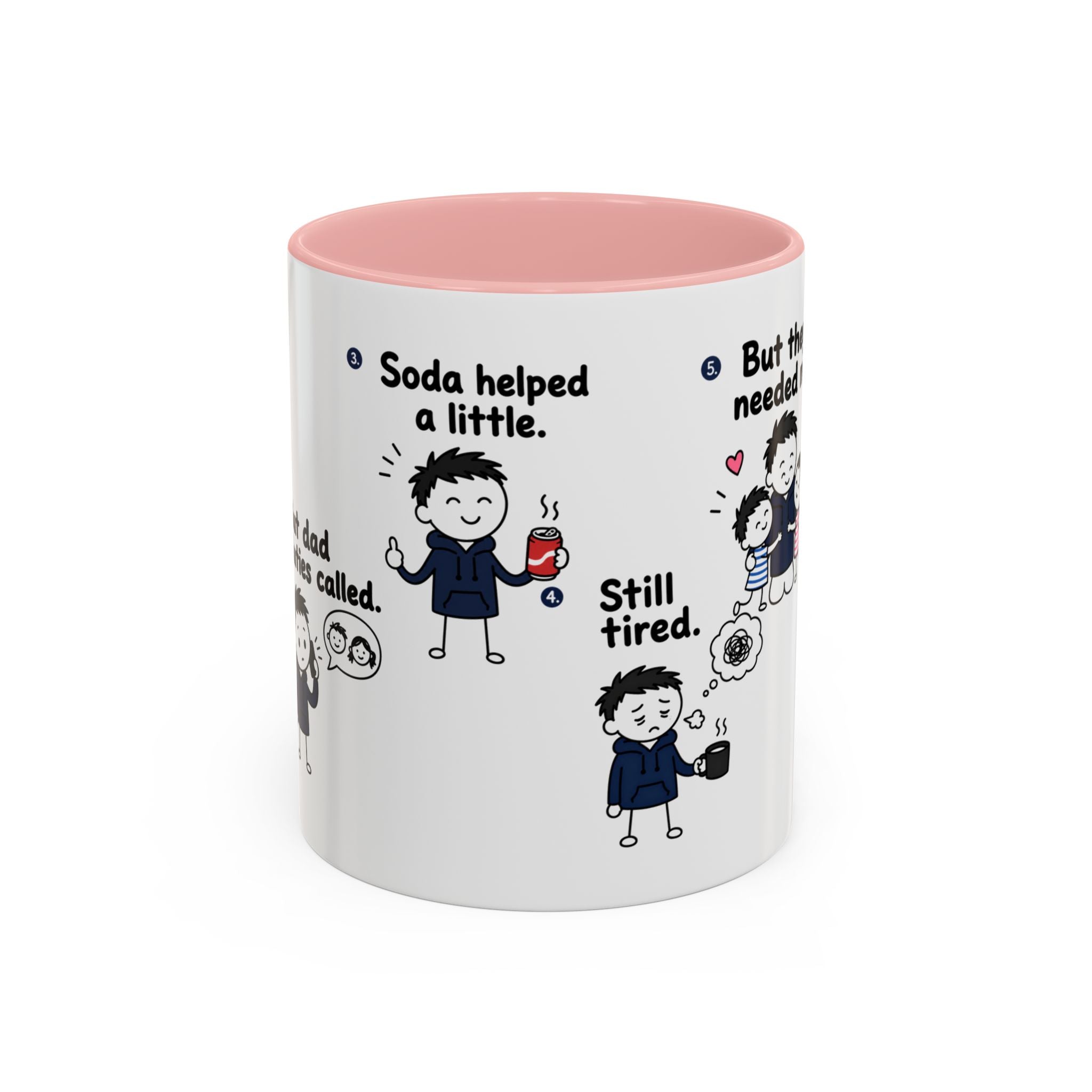 Still Tired Dad Mug, Dad Duties Called Coffee Mug, Funny Fatherhood Gift, Dad Life Mug, Gift for Dad, New Dad Present
