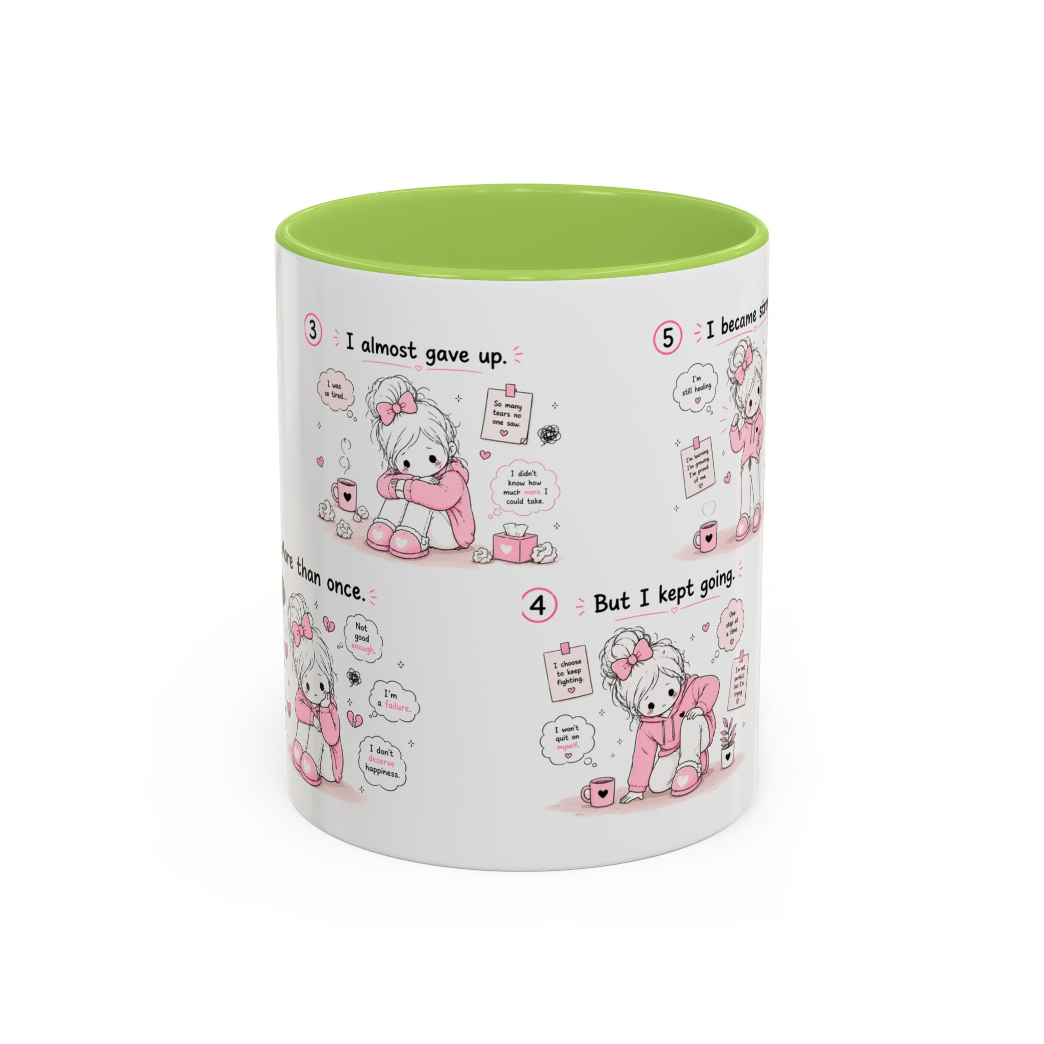 She Rose Anyway Mug Self Love Healing Journey Coffee Cup Gift for Women