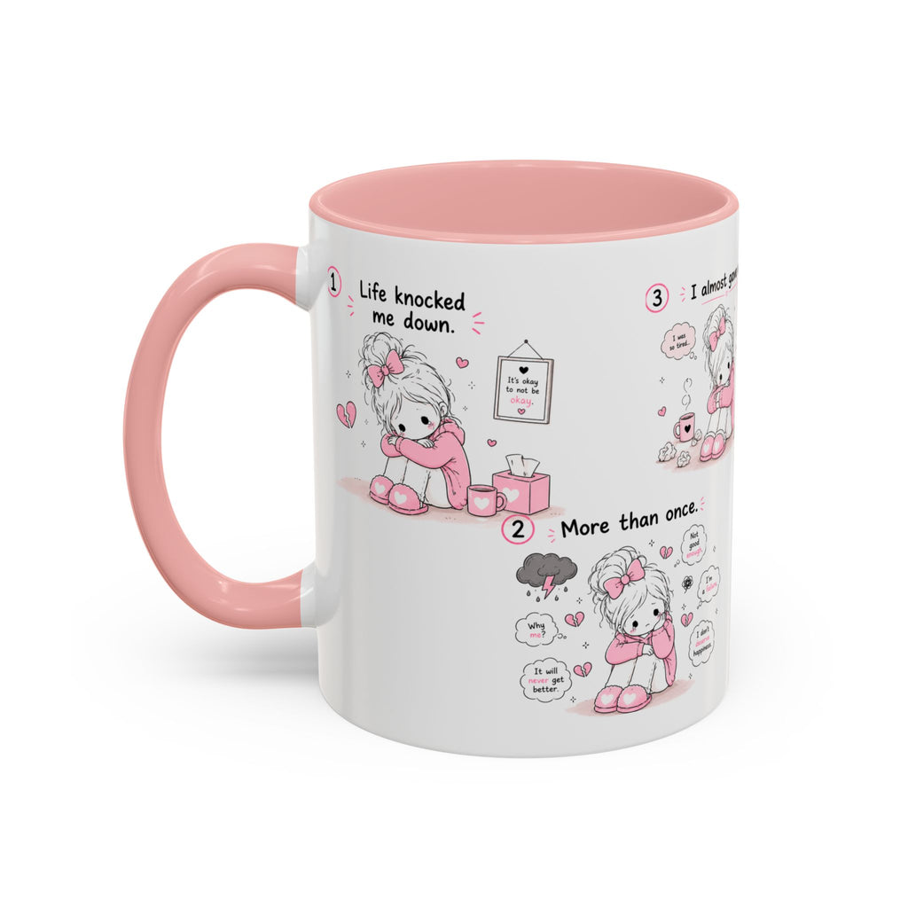 She Rose Anyway Mug Self Love Healing Journey Coffee Cup Gift for Women