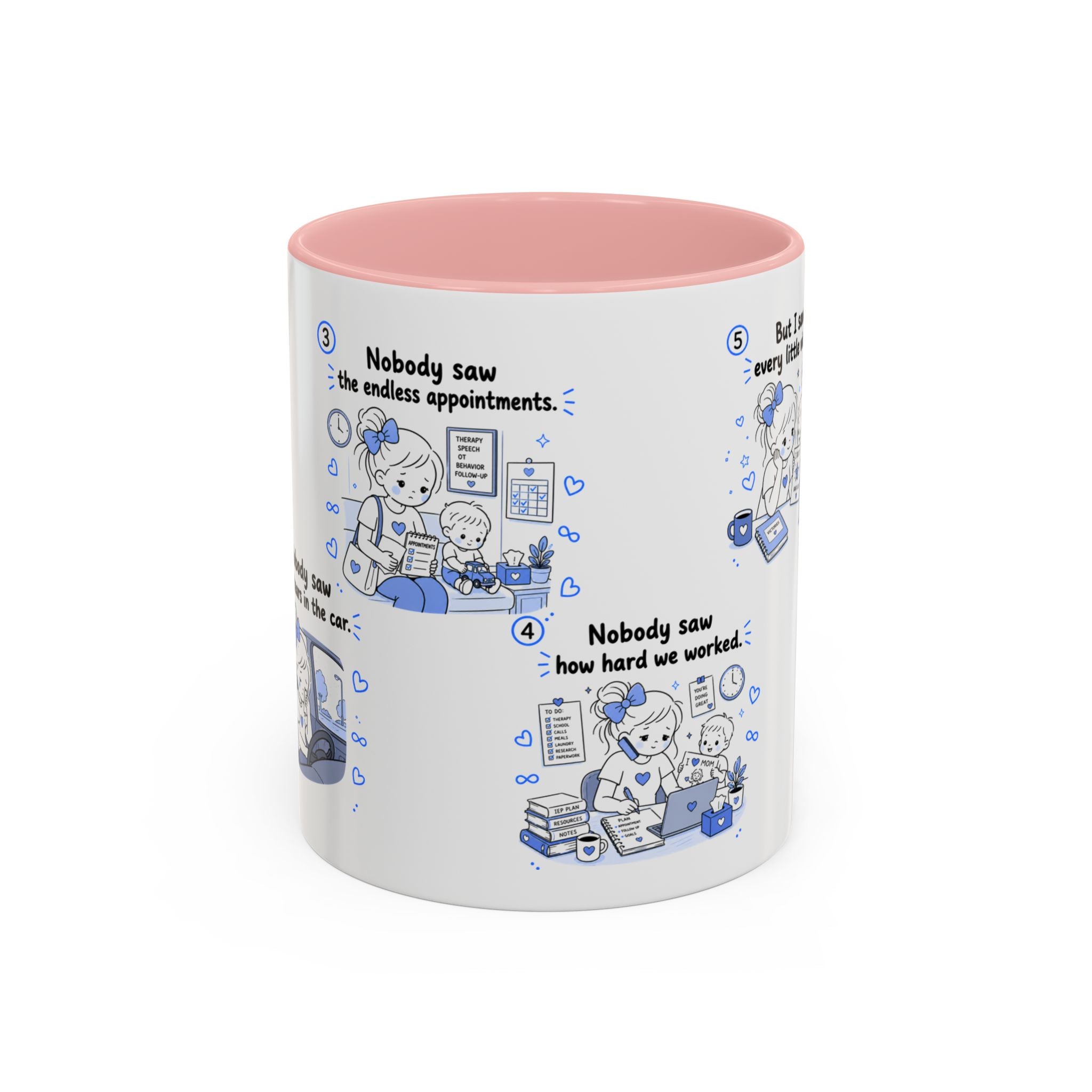Autism Mom Coffee Mug Every Little Victory Matters