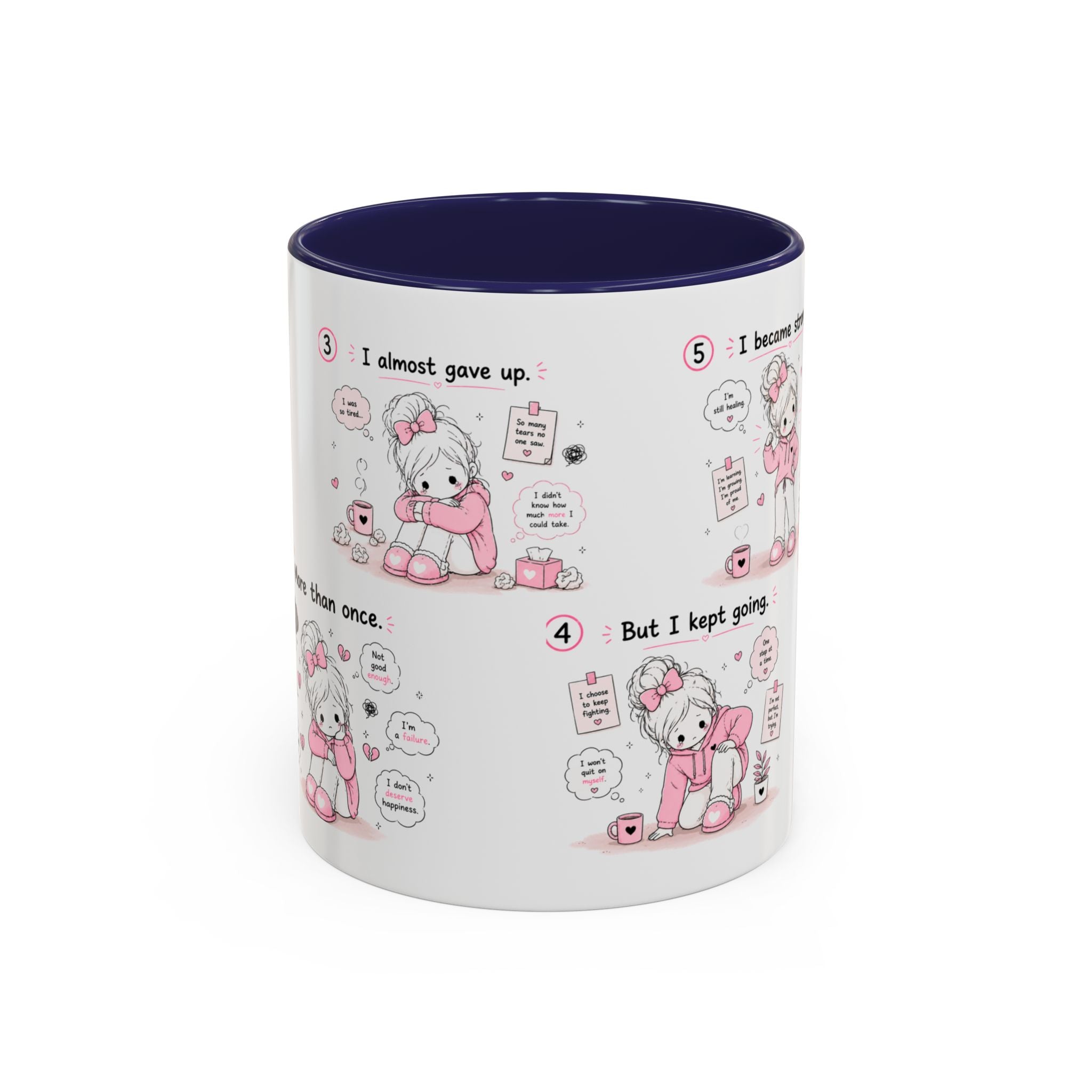 She Rose Anyway Mug Self Love Healing Journey Coffee Cup Gift for Women