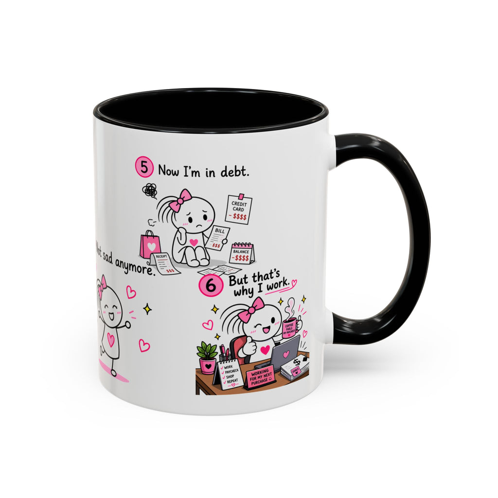 Retail Therapy Mug Funny Shopping Mug Online Shopping Gift Self Care Coffee Cup