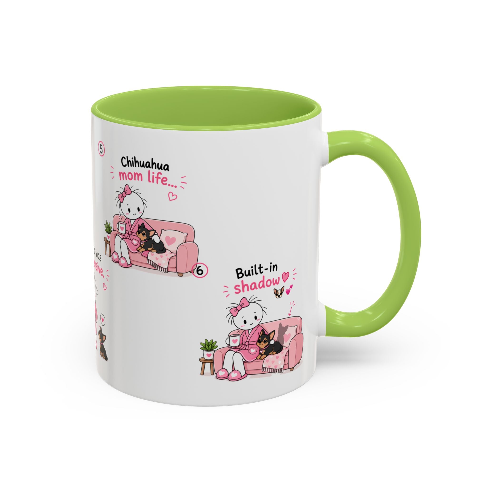 Chihuahua Mom Life Mug Funny Chihuahua Mom Gift Dog Mom Coffee Cup Chihuahua Lover Mug