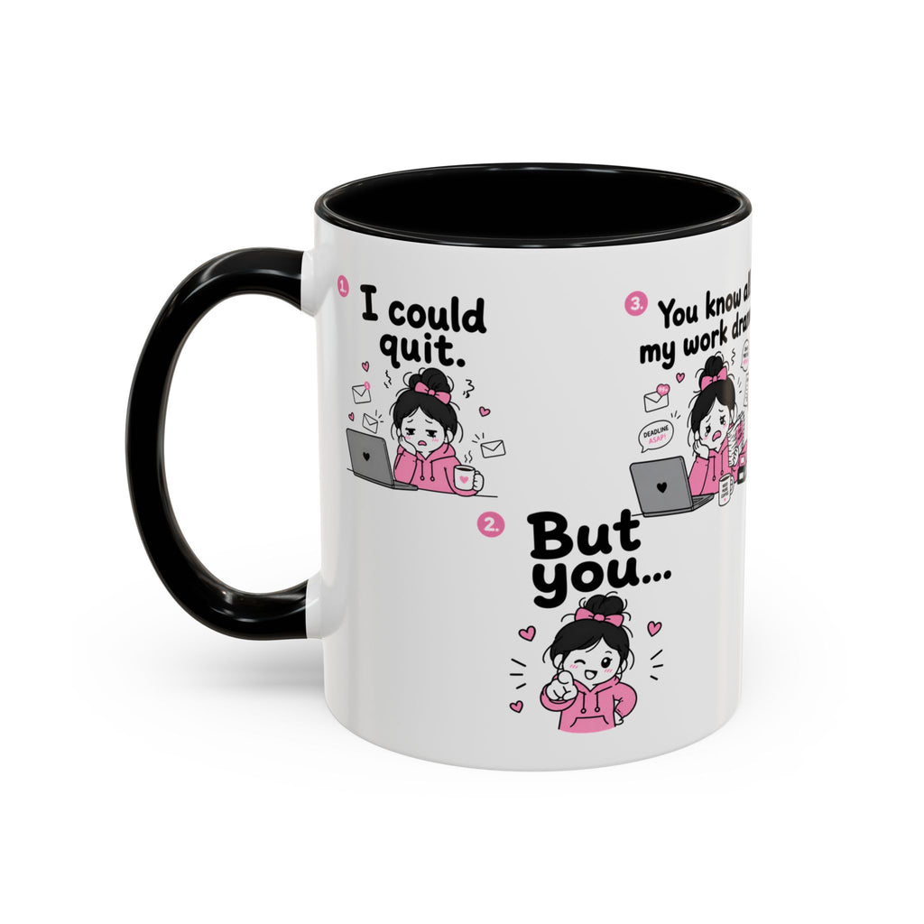 Work Bestie Mug Funny Coworker Gift Office Friendship Coffee Cup