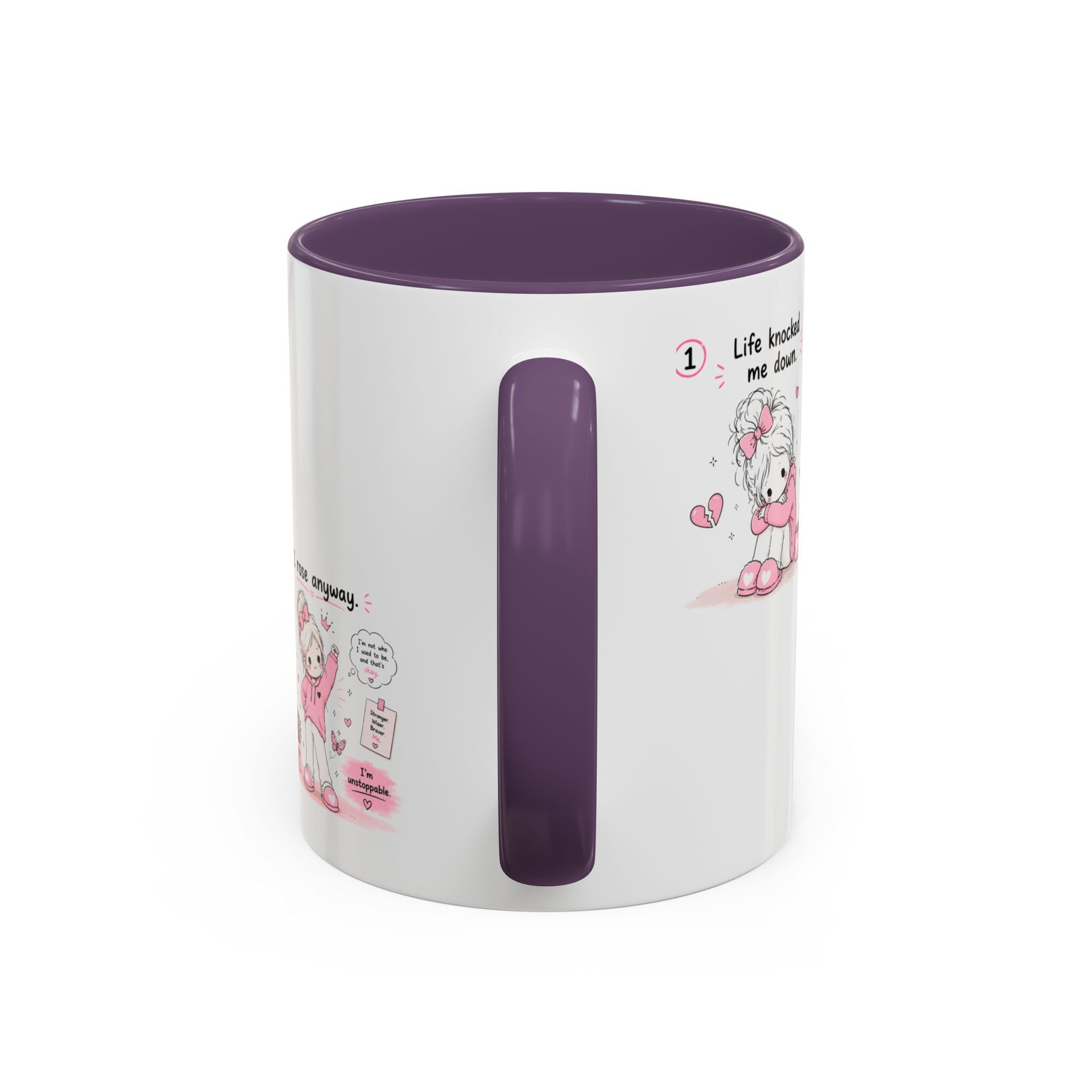 She Rose Anyway Mug Self Love Healing Journey Coffee Cup Gift for Women