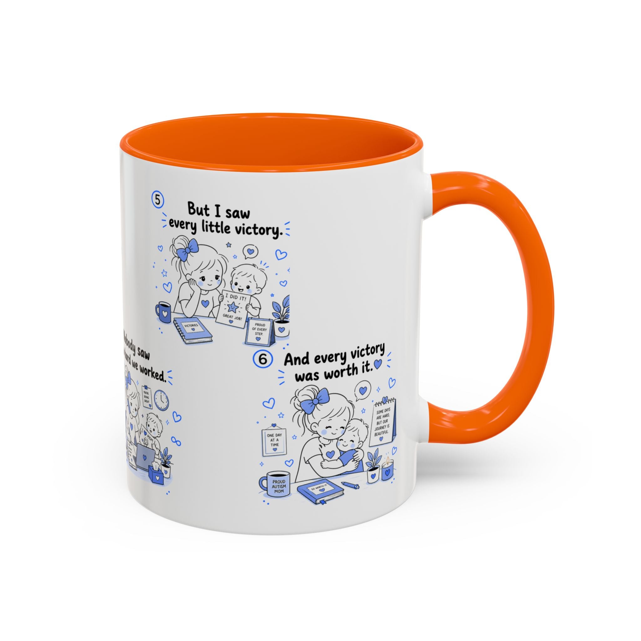Autism Mom Coffee Mug Every Little Victory Matters