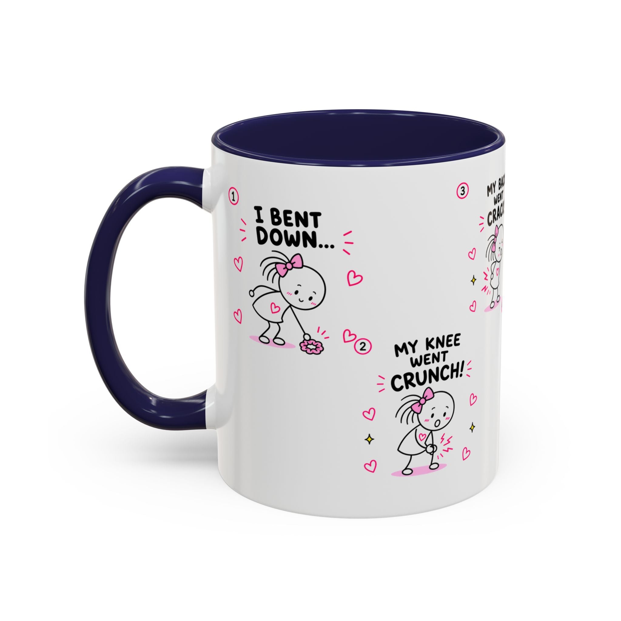 Crunchy Edition Cute Spine Puns Mug | Accent Coffee Mug