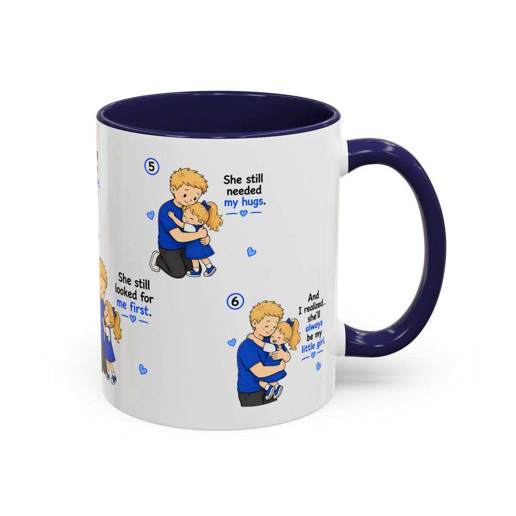 She Will Always Be My Little Girl Mug Girl Dad Gift Father Daughter Coffee Mug Dad Daughter Comic Story Mug Fathers Day Gift