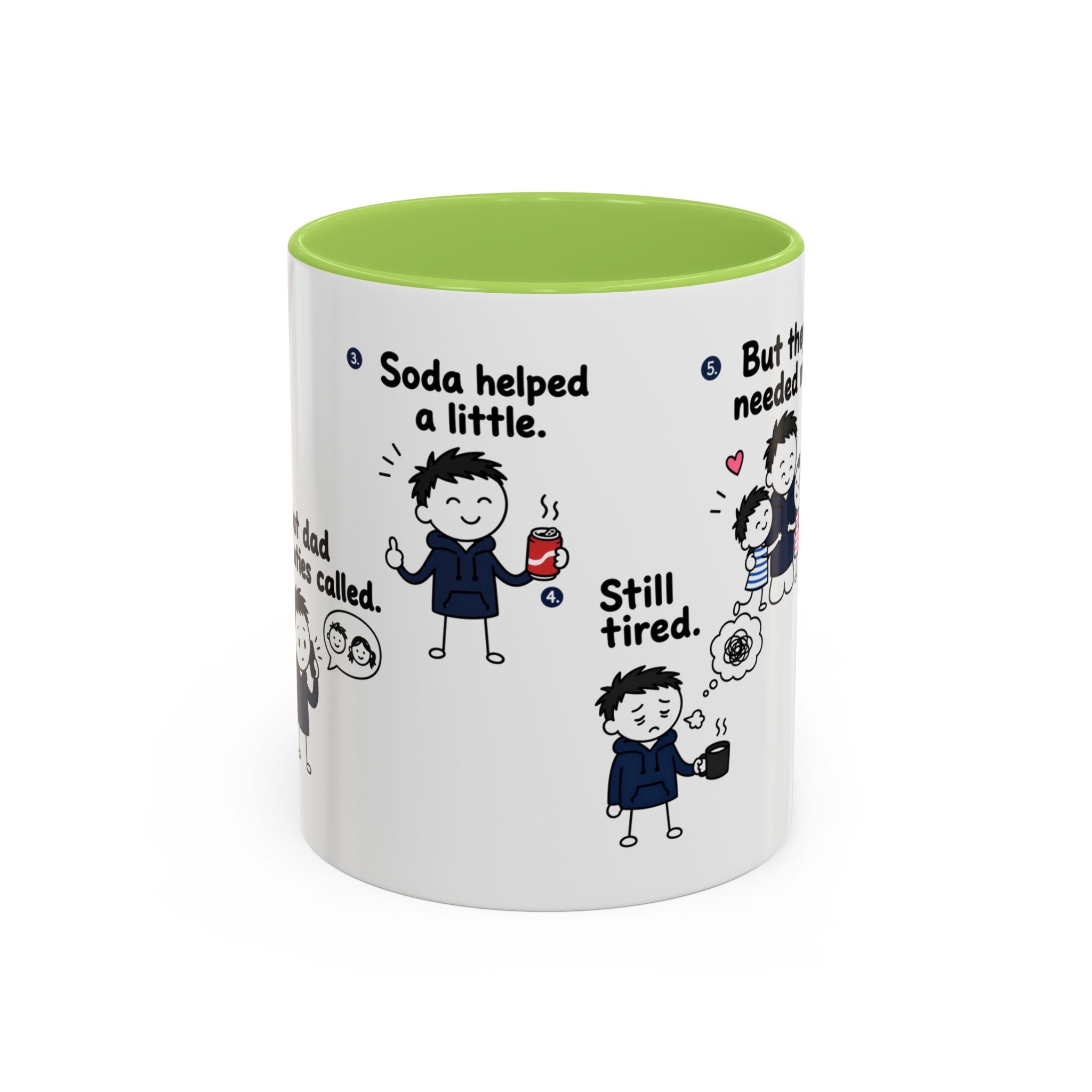 Still Tired Dad Mug, Dad Duties Called Coffee Mug, Funny Fatherhood Gift, Dad Life Mug, Gift for Dad, New Dad Present