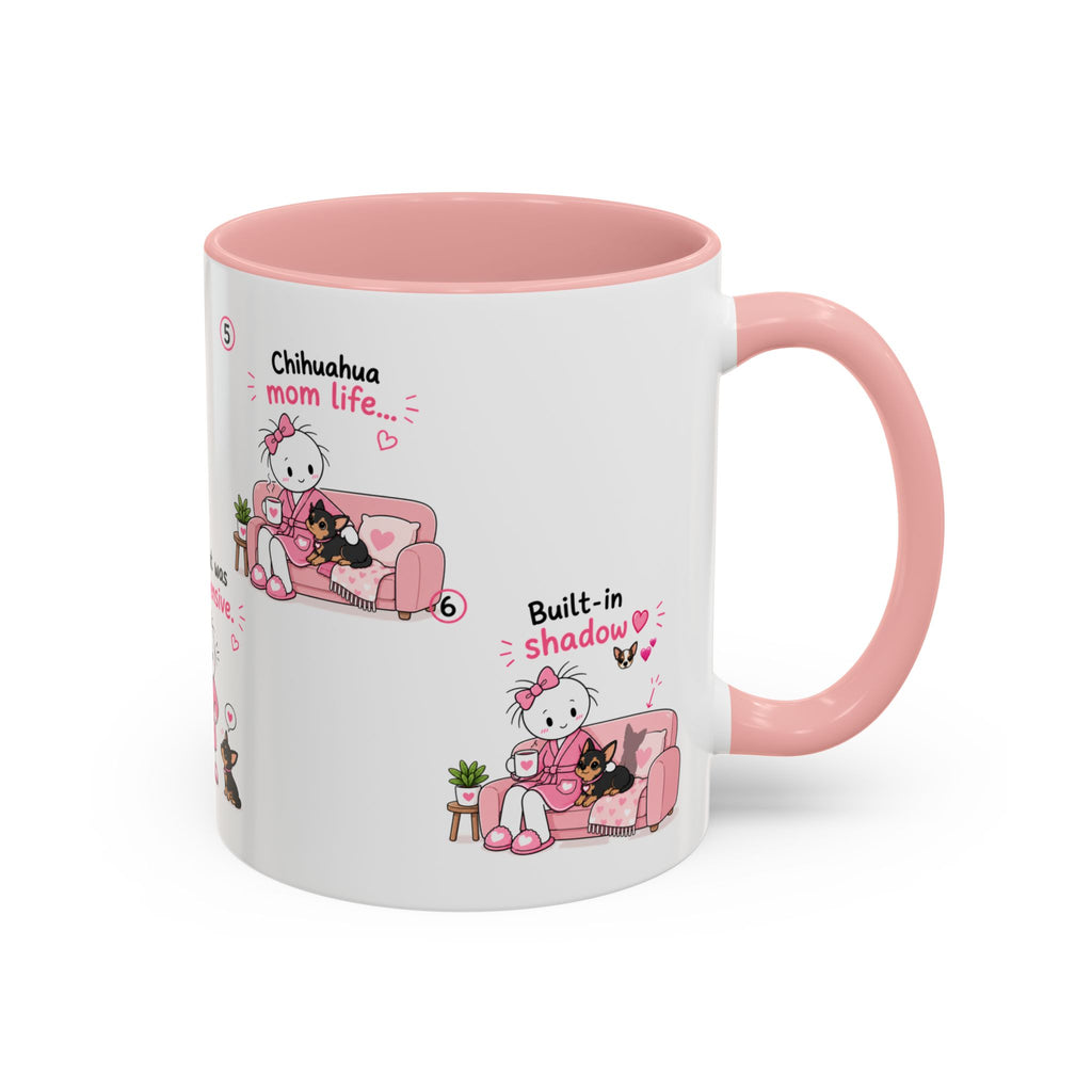 Chihuahua Mom Life Mug Funny Chihuahua Mom Gift Dog Mom Coffee Cup Chihuahua Lover Mug