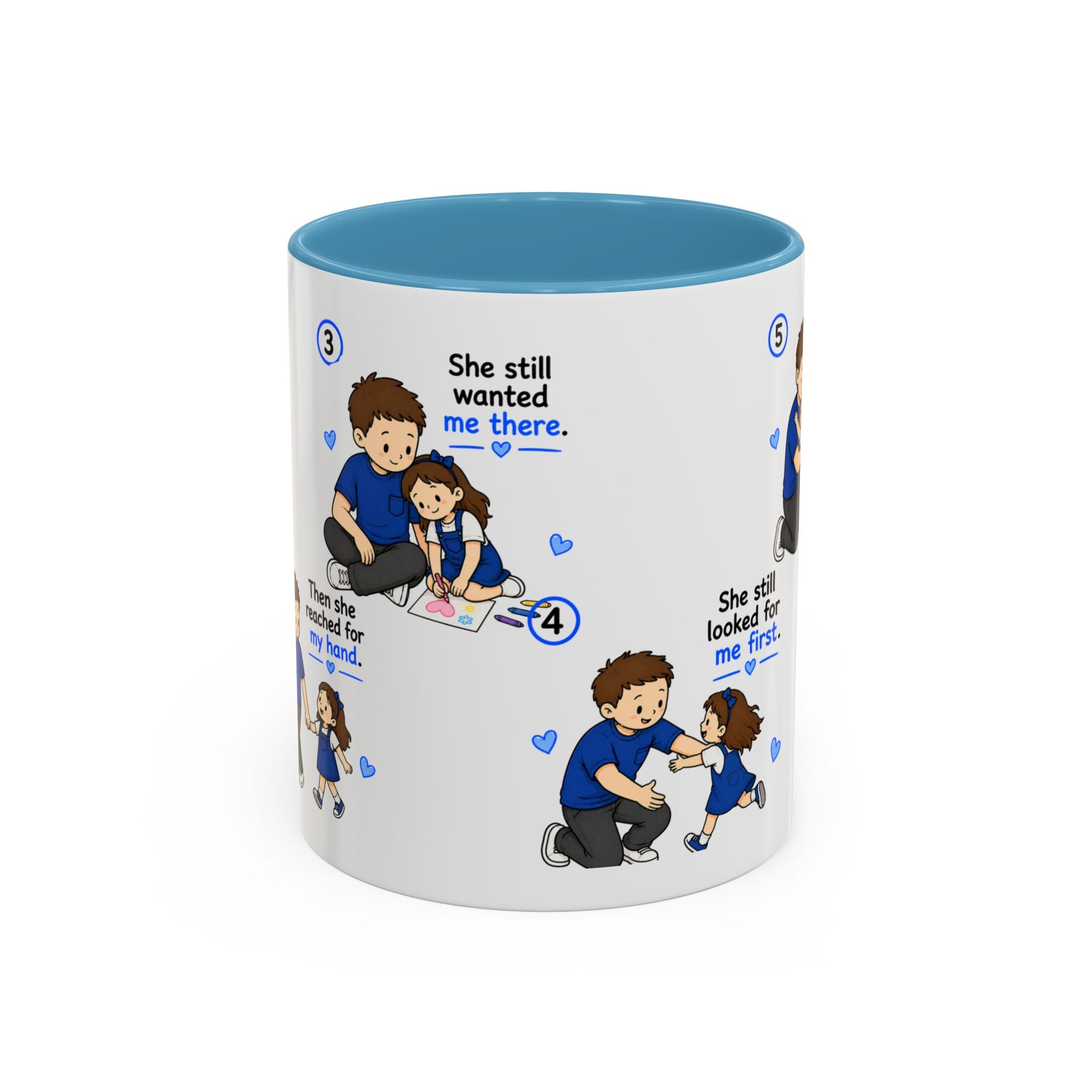 She Will Always Be My Little Girl Mug Dad Daughter Gift Girl Dad Coffee Mug Father Daughter Comic Mug Fathers Day Gift