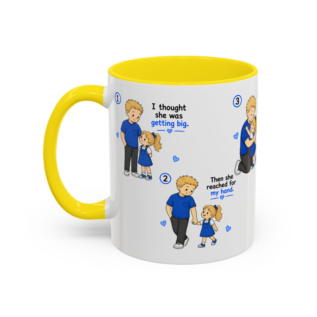 She Will Always Be My Little Girl Mug Girl Dad Gift Father Daughter Coffee Mug Dad Daughter Comic Story Mug Fathers Day Gift