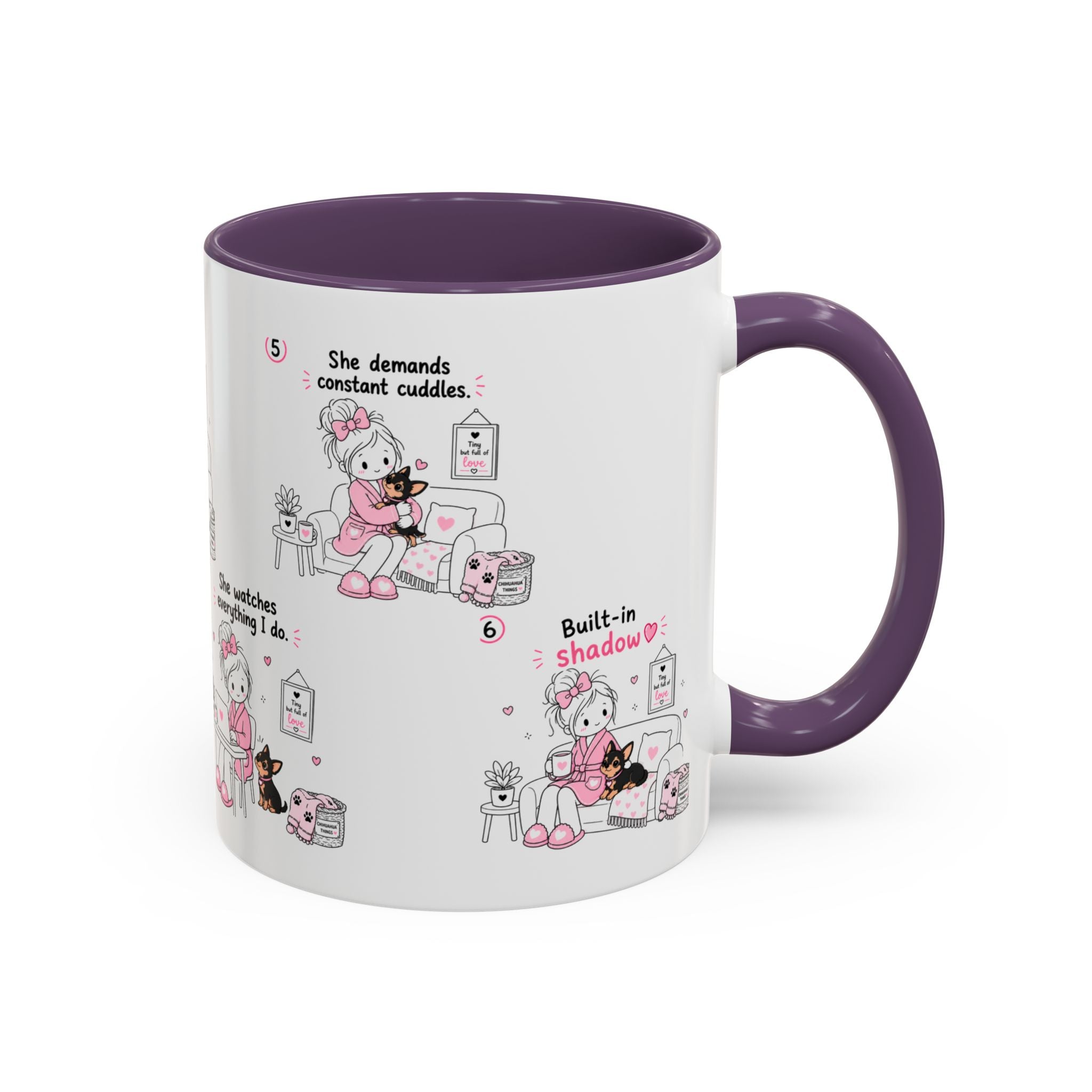 Chihuahua Mom Mug Tiny Dog Big Love Coffee Cup Cute Chihuahua Gift