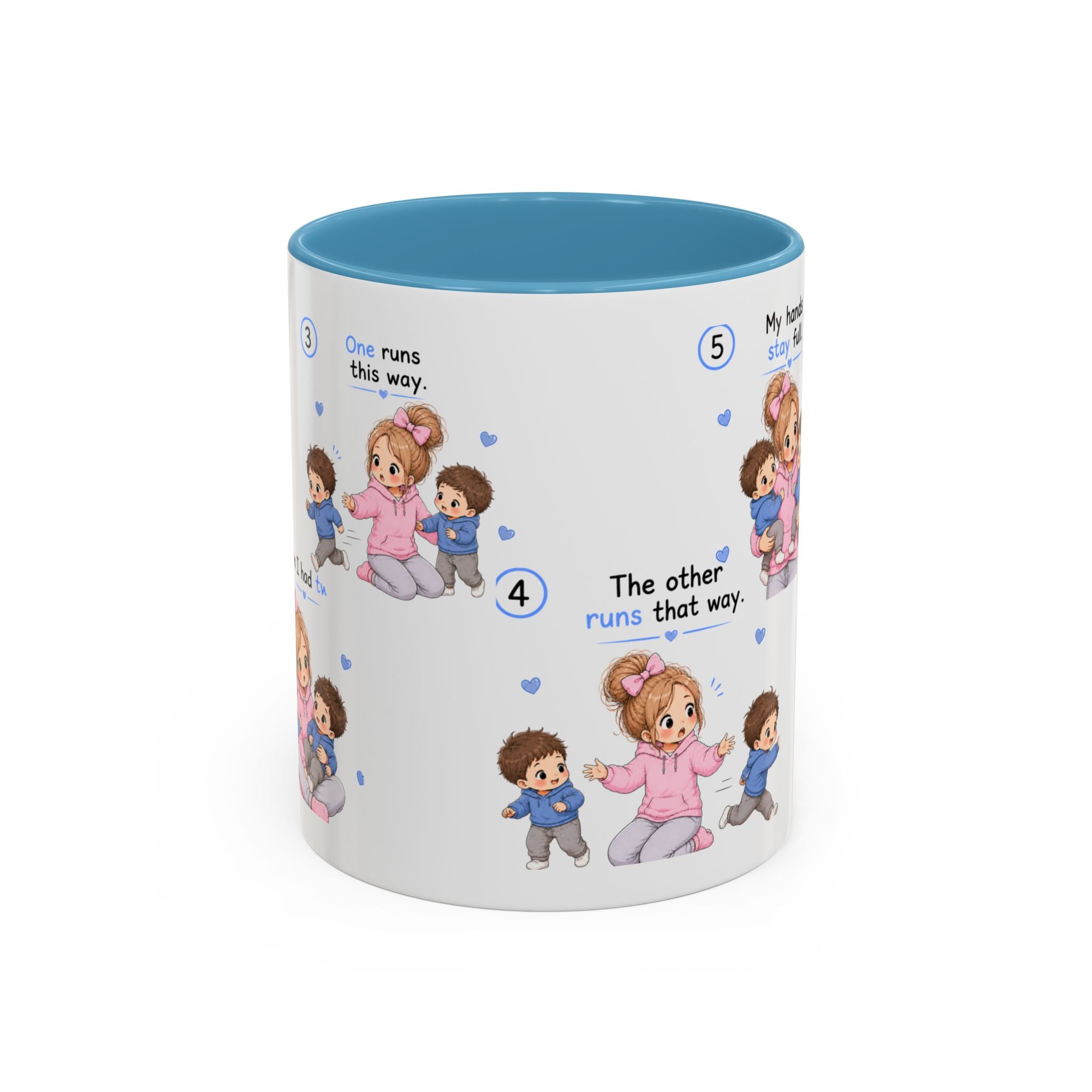 Twin Mom Mug Double the Chaos Double the Love Coffee Cup