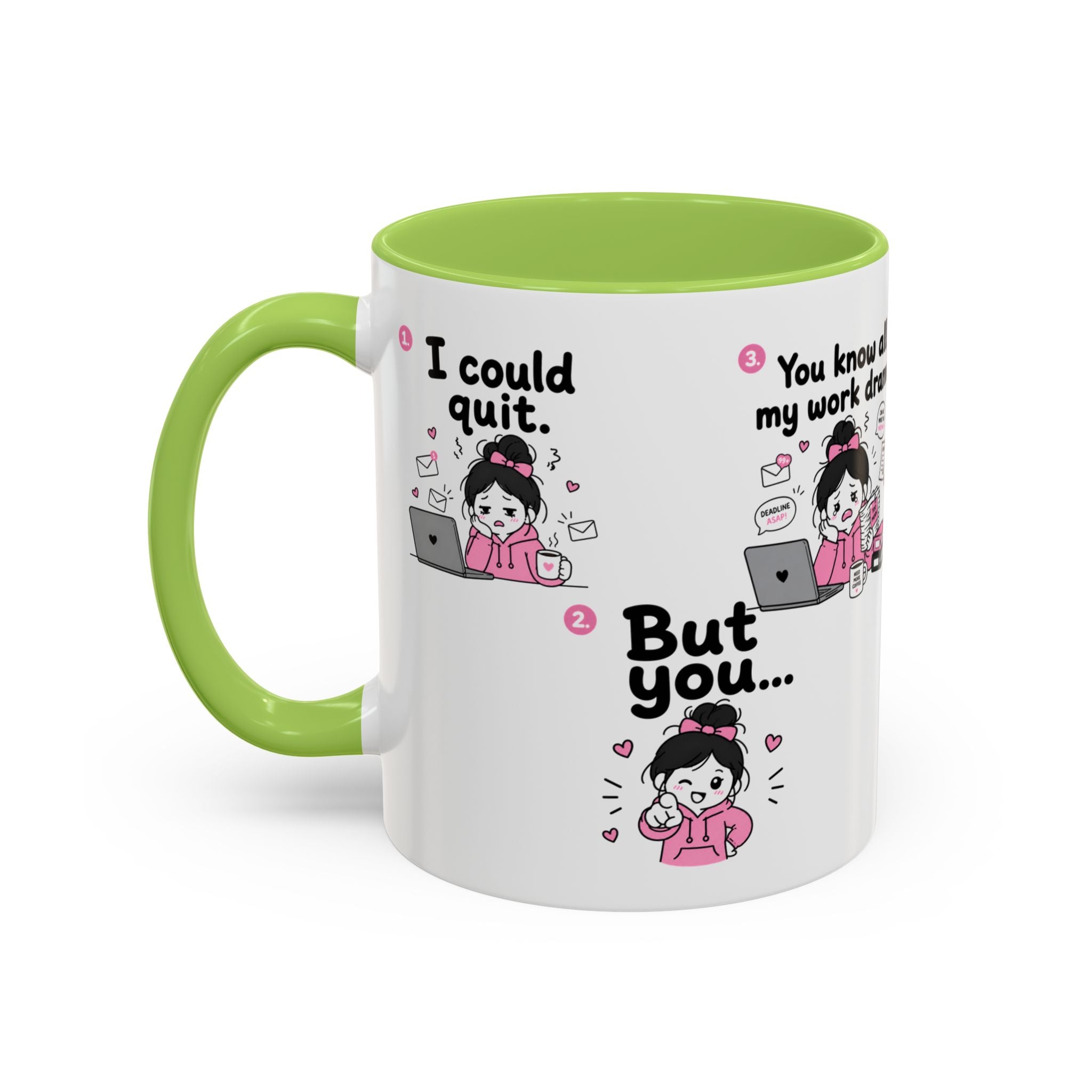 Work Bestie Mug Funny Coworker Gift Office Friendship Coffee Cup