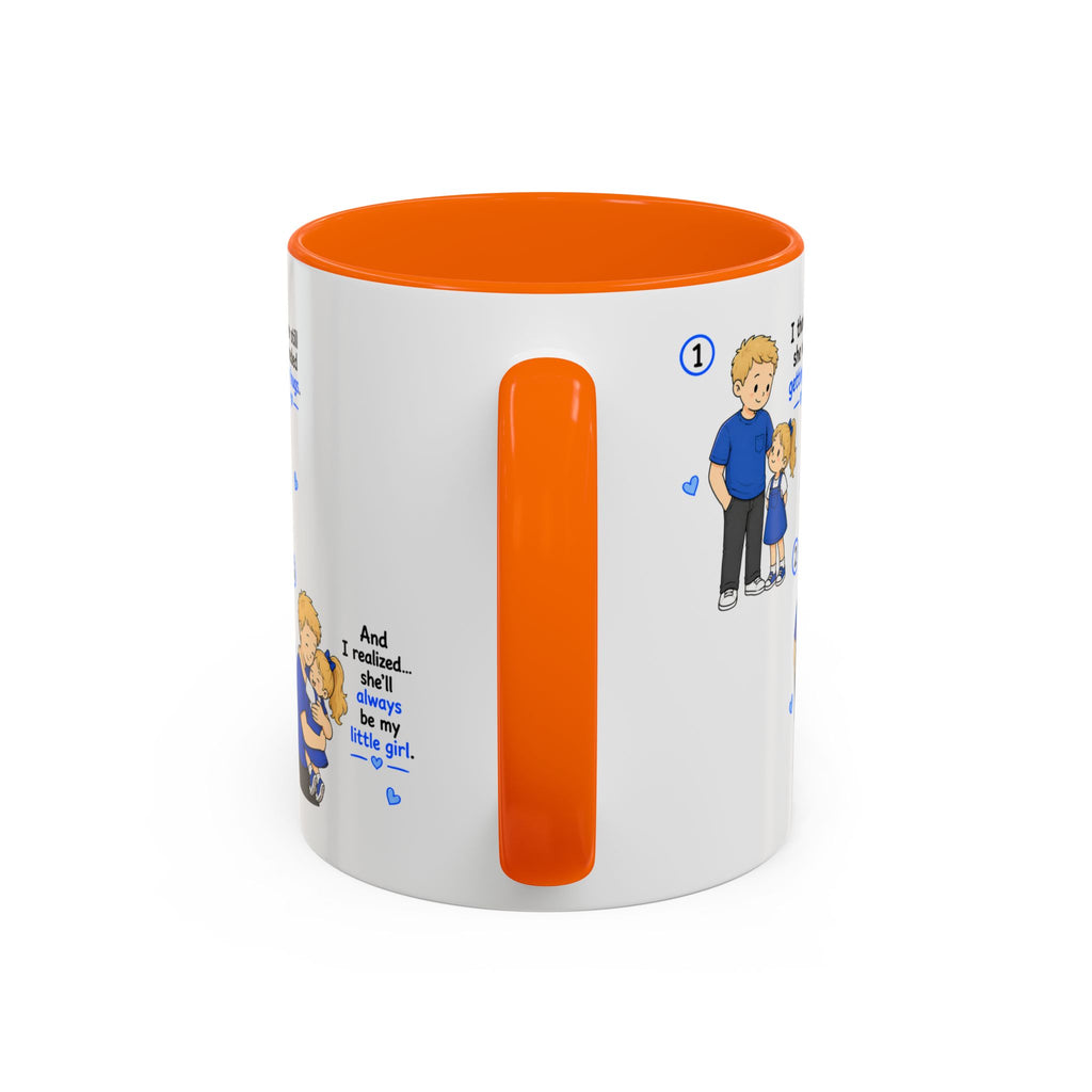 She Will Always Be My Little Girl Mug Girl Dad Gift Father Daughter Coffee Mug Dad Daughter Comic Story Mug Fathers Day Gift