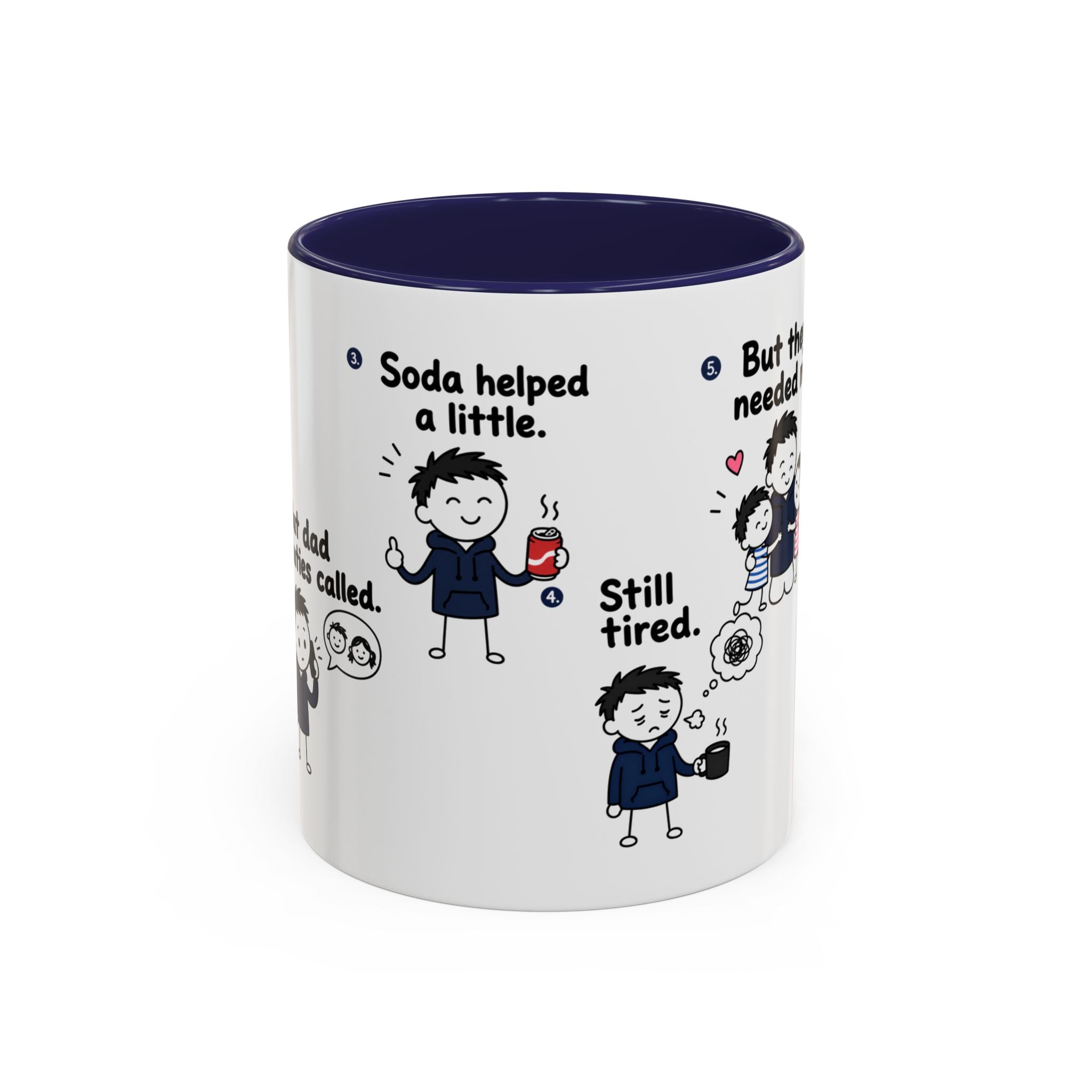 Still Tired Dad Mug, Dad Duties Called Coffee Mug, Funny Fatherhood Gift, Dad Life Mug, Gift for Dad, New Dad Present