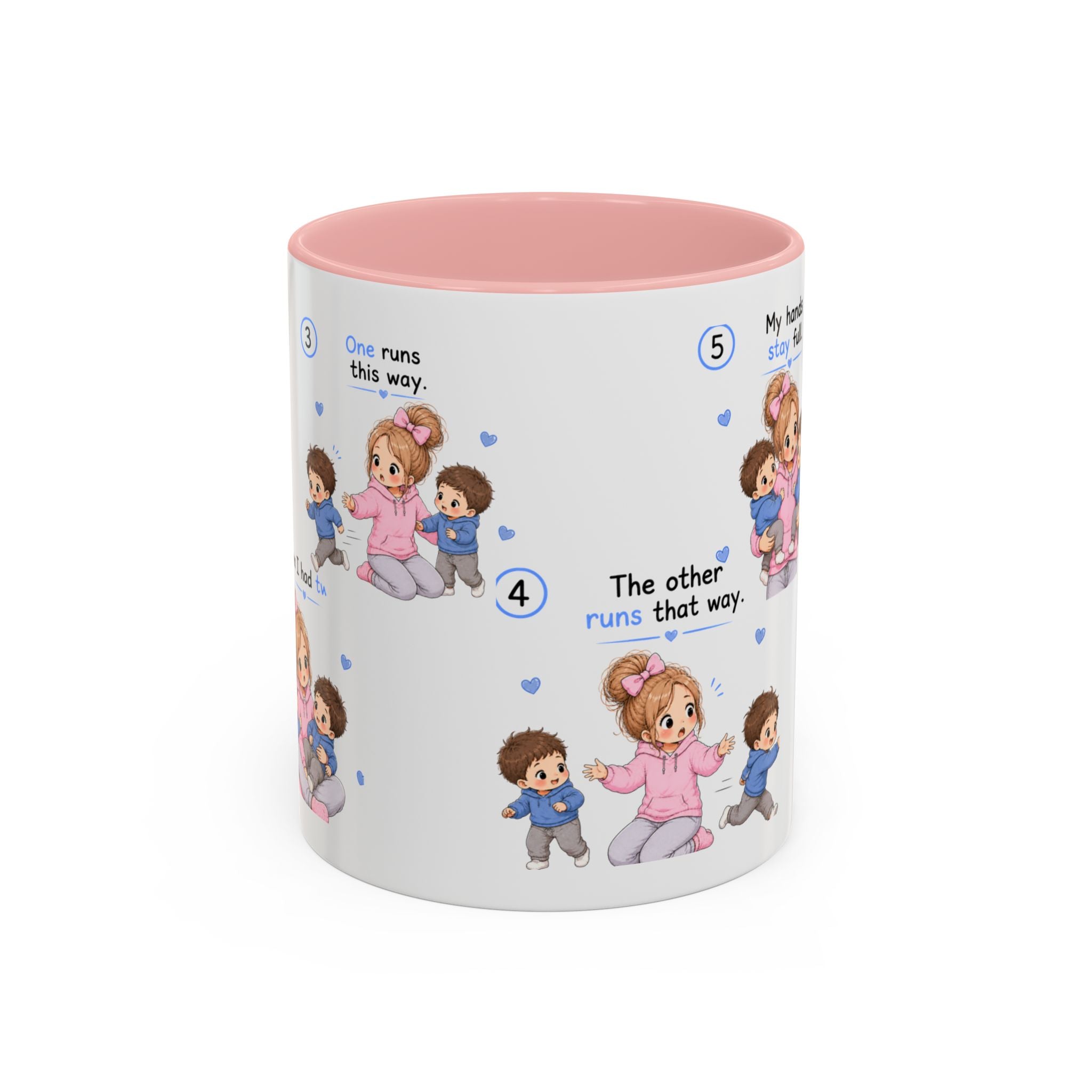 Twin Mom Mug Double the Chaos Double the Love Coffee Cup