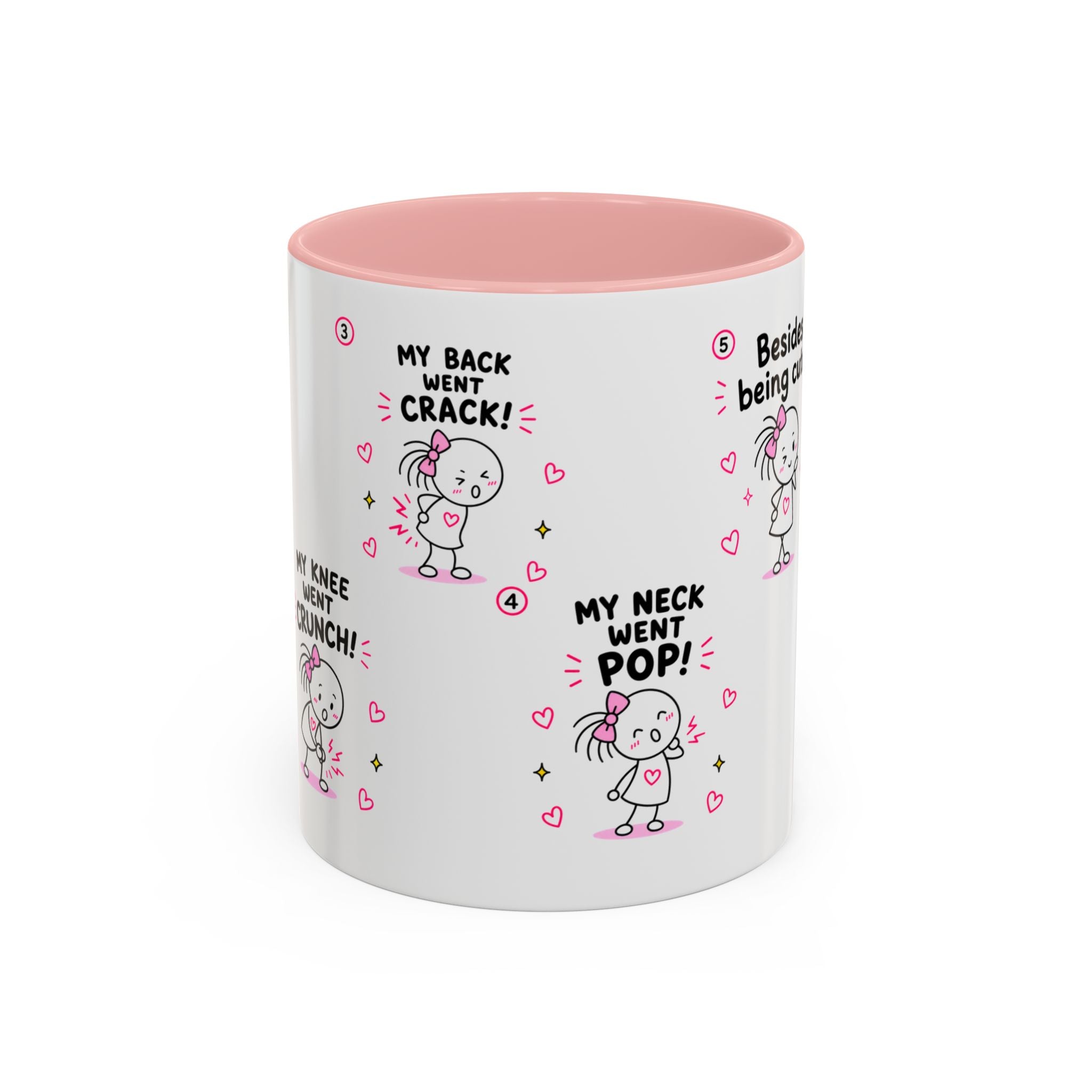 Crunchy Edition Cute Spine Puns Mug | Accent Coffee Mug