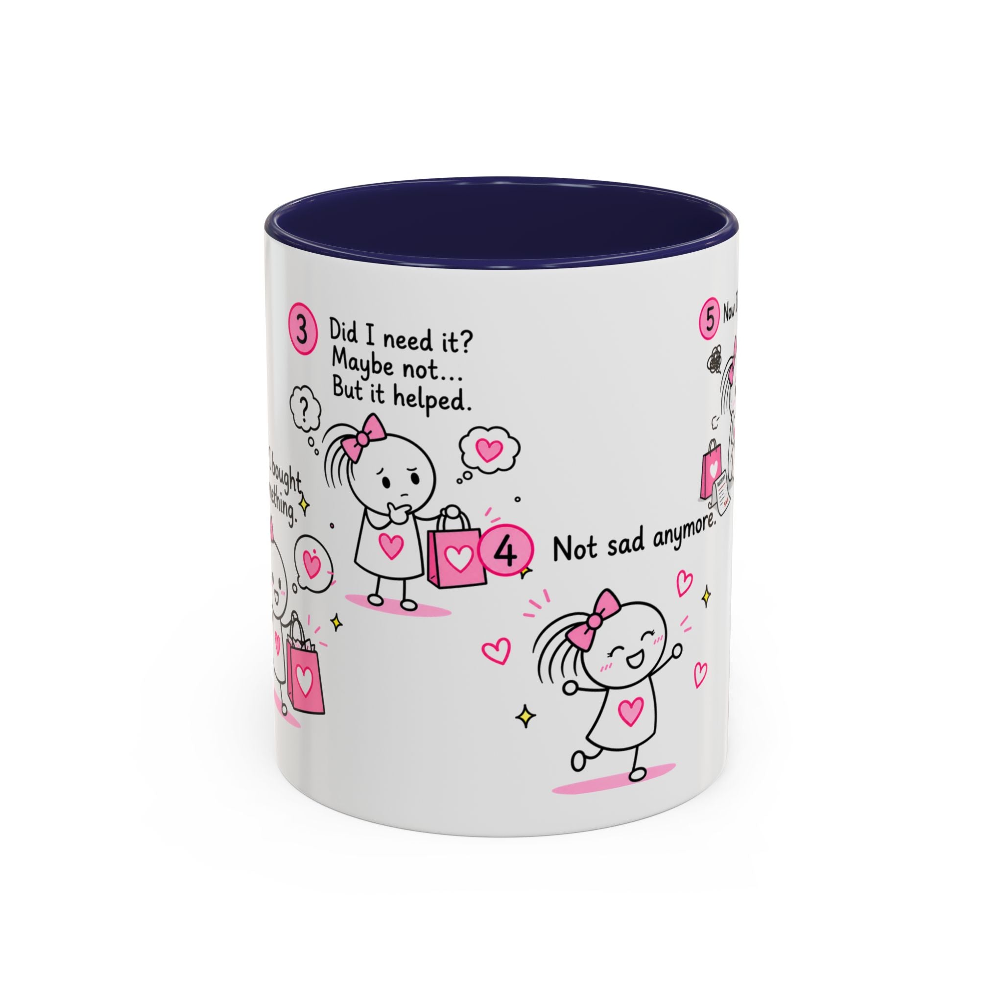 Retail Therapy Mug Funny Shopping Mug Online Shopping Gift Self Care Coffee Cup