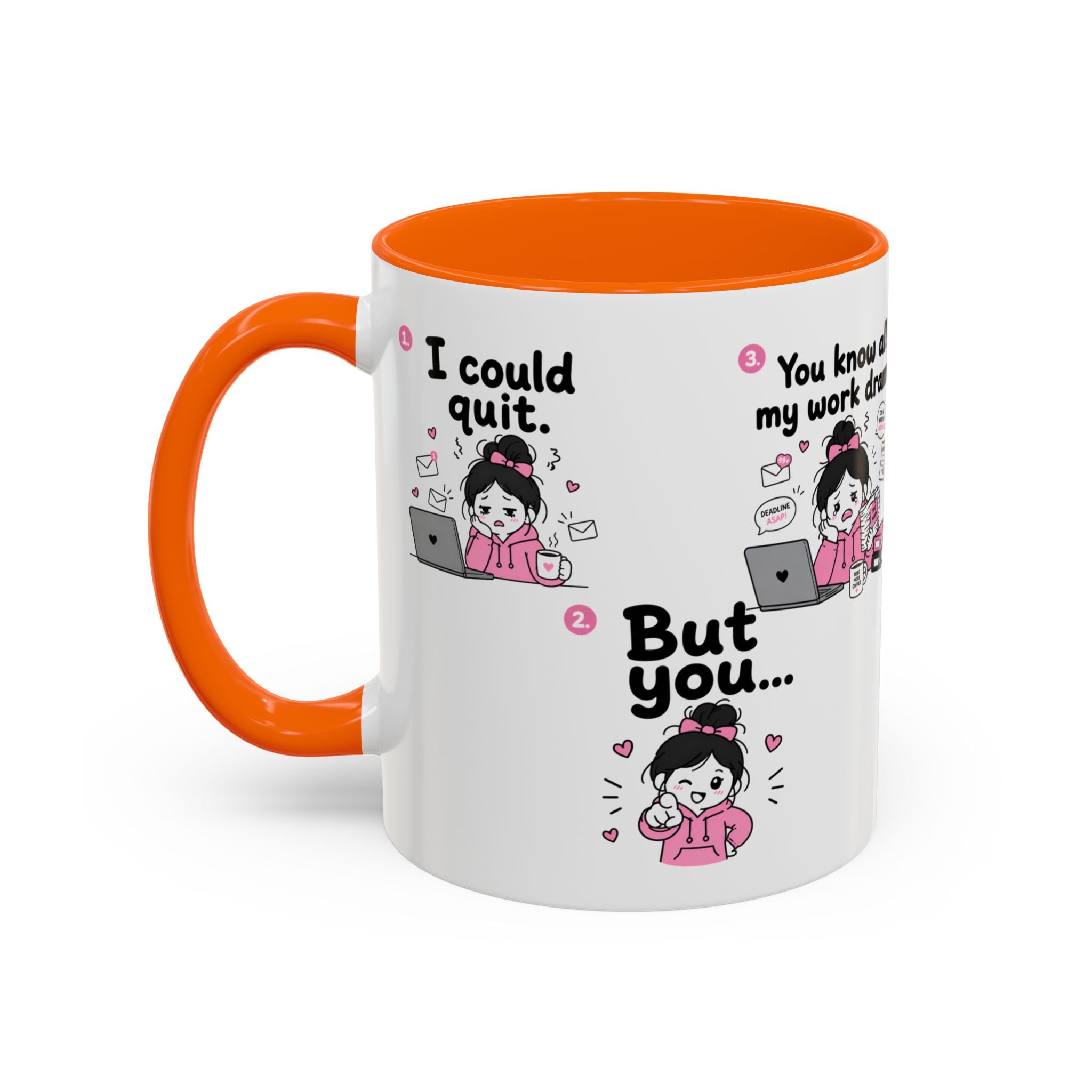 Work Bestie Mug Funny Coworker Gift Office Friendship Coffee Cup