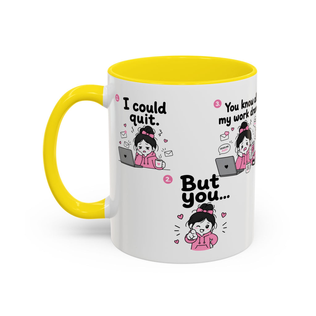 Work Bestie Mug Funny Coworker Gift Office Friendship Coffee Cup