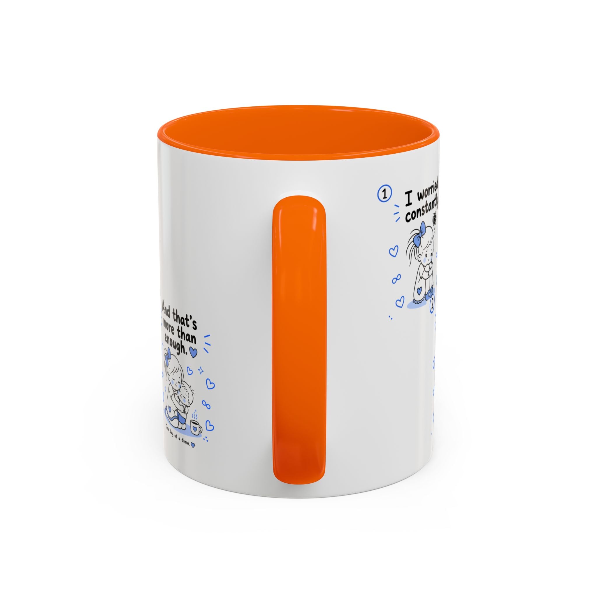 Autism Mom Mug  One Day at a Time  Inspirational Coffee Cup for Special Needs Moms