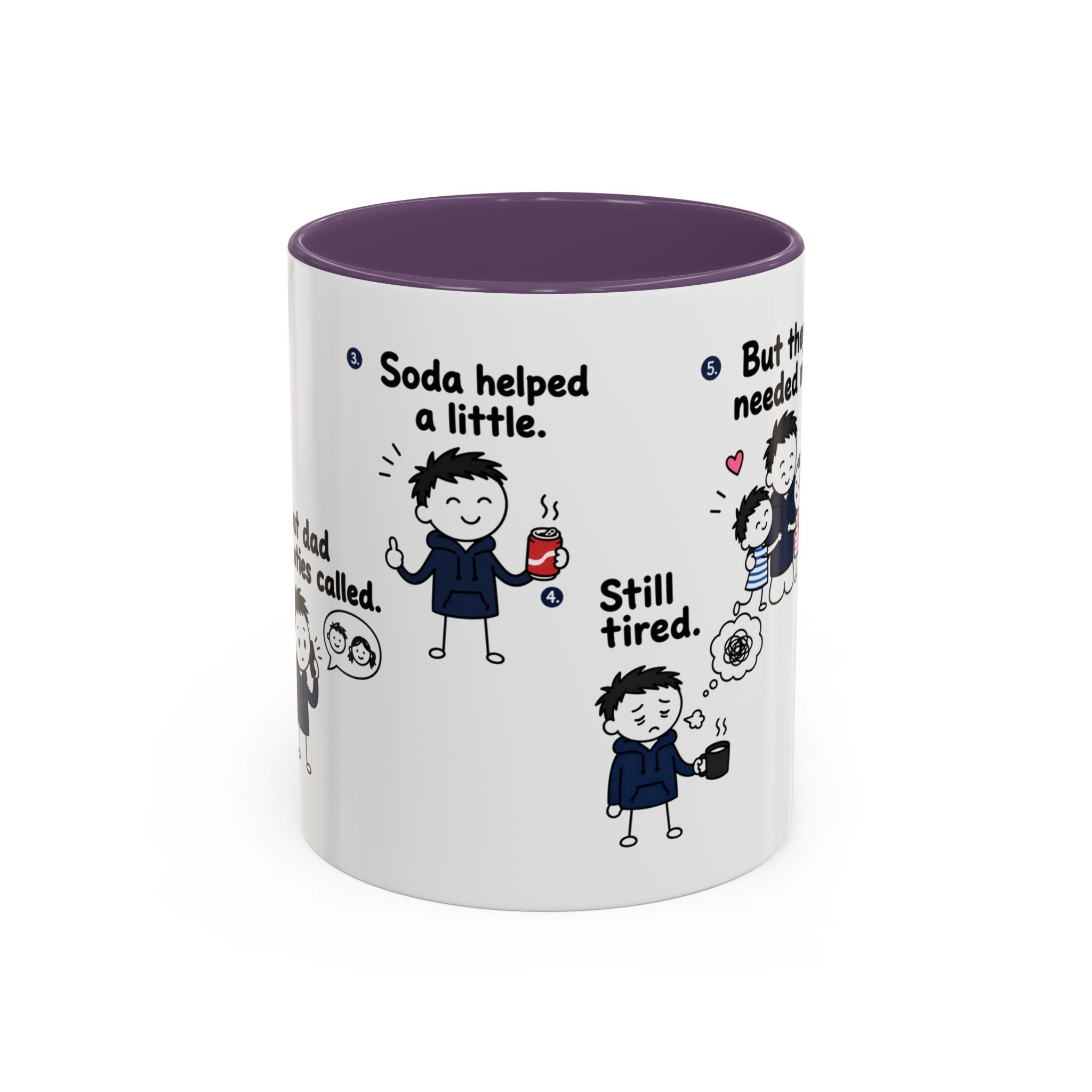 Still Tired Dad Mug, Dad Duties Called Coffee Mug, Funny Fatherhood Gift, Dad Life Mug, Gift for Dad, New Dad Present