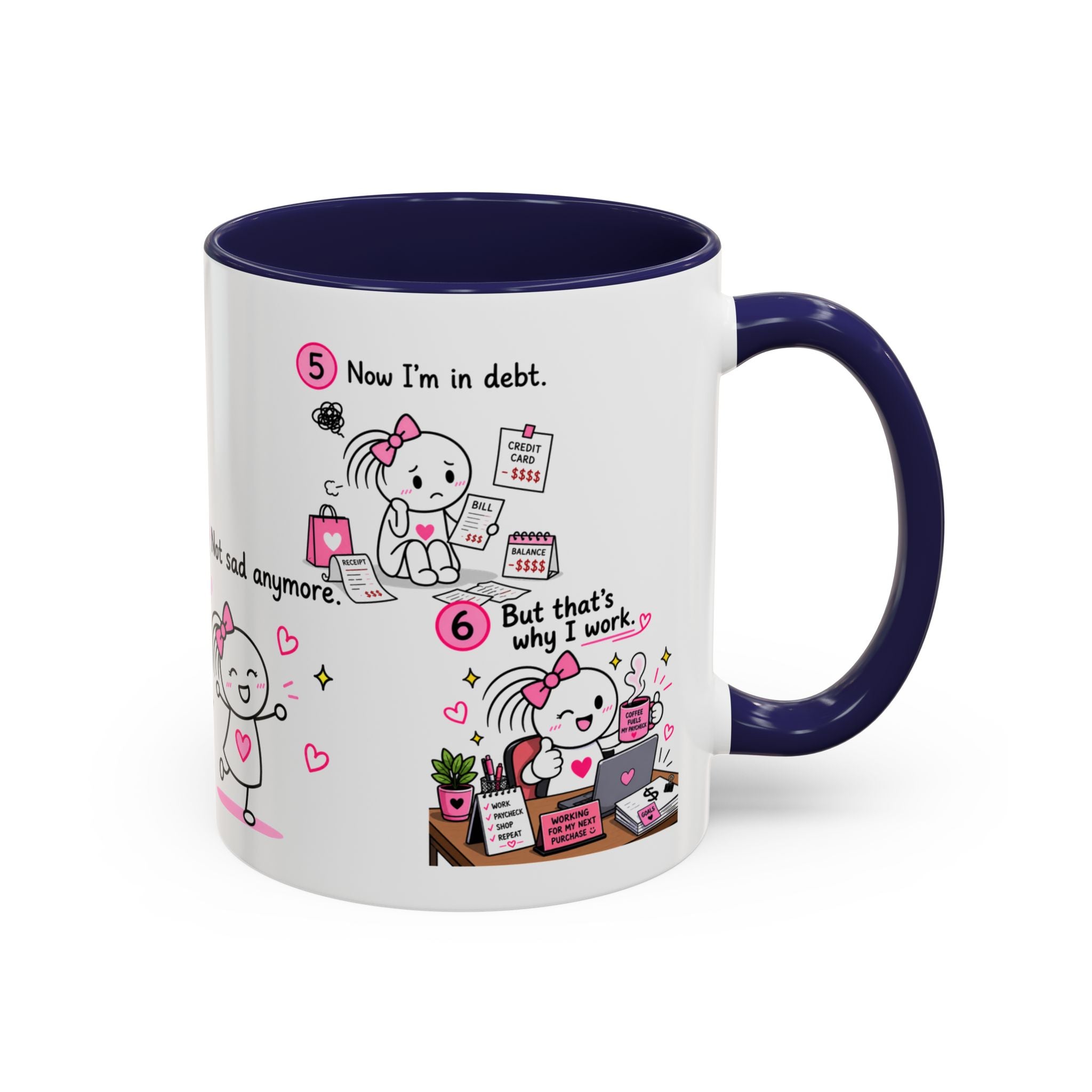 Retail Therapy Mug Funny Shopping Mug Online Shopping Gift Self Care Coffee Cup