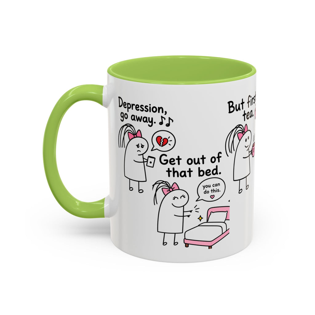 But First Tea | Funny Mental Health Cartoon