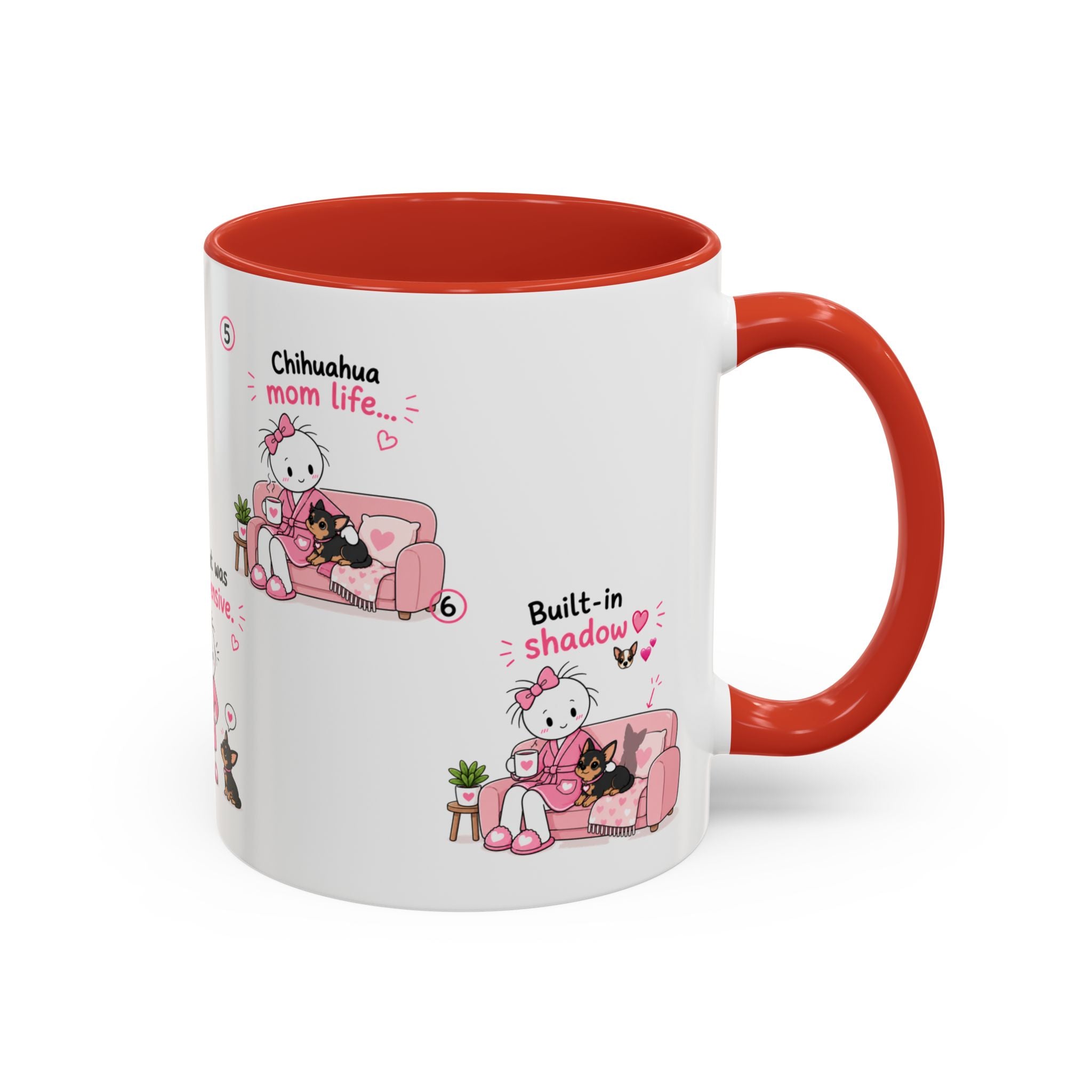 Chihuahua Mom Life Mug Funny Chihuahua Mom Gift Dog Mom Coffee Cup Chihuahua Lover Mug