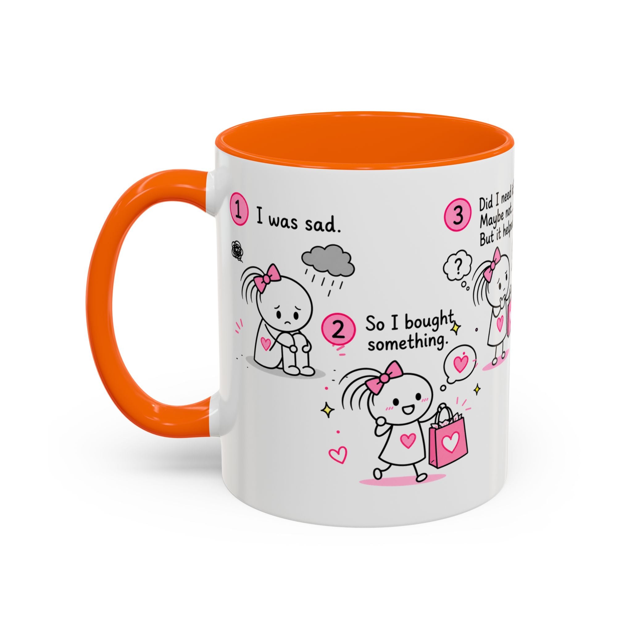Retail Therapy Mug Funny Shopping Mug Online Shopping Gift Self Care Coffee Cup