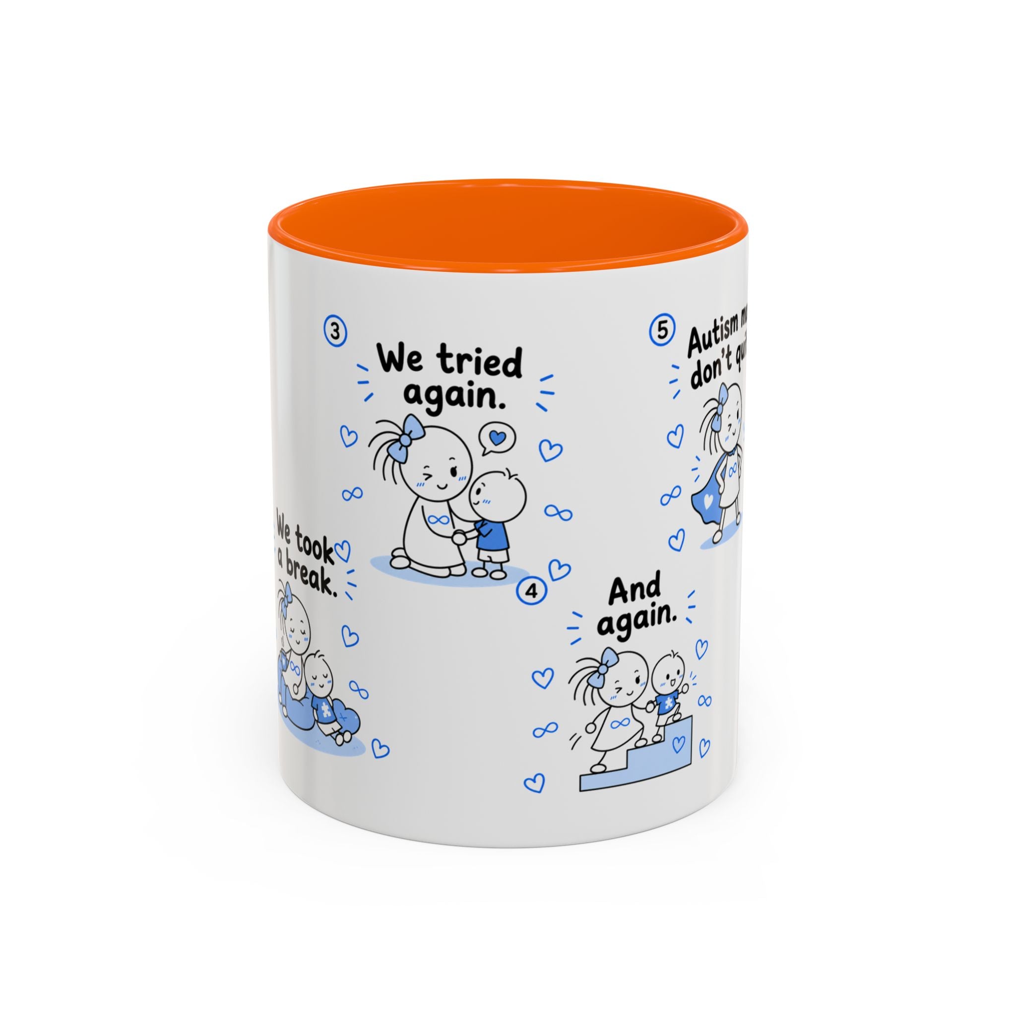 Autism Moms Dont Quit Mug Autism Mom Gift Special Needs Parent Coffee Cup